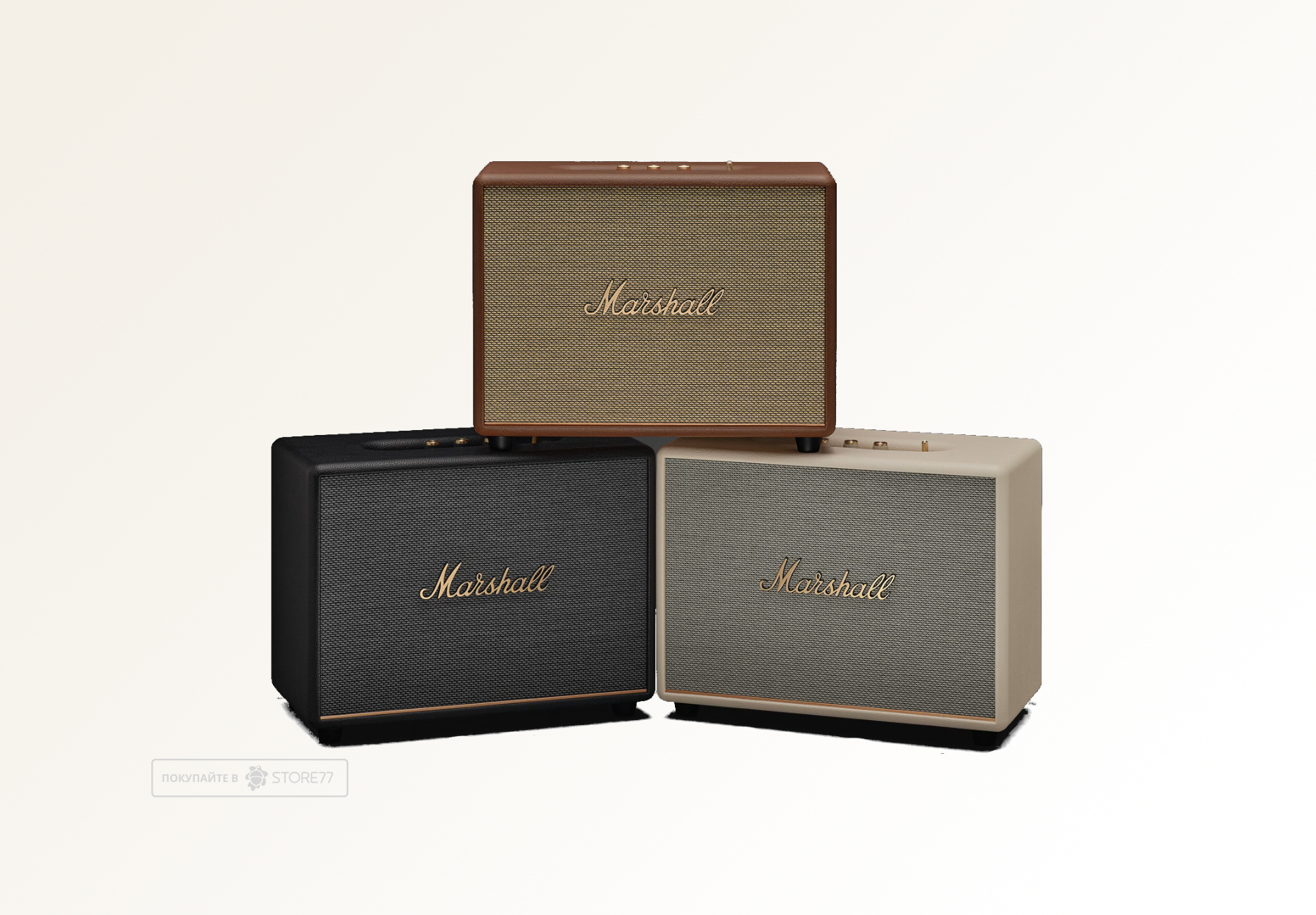 Портативная акустика Marshall Woburn 3 (Коричневая)