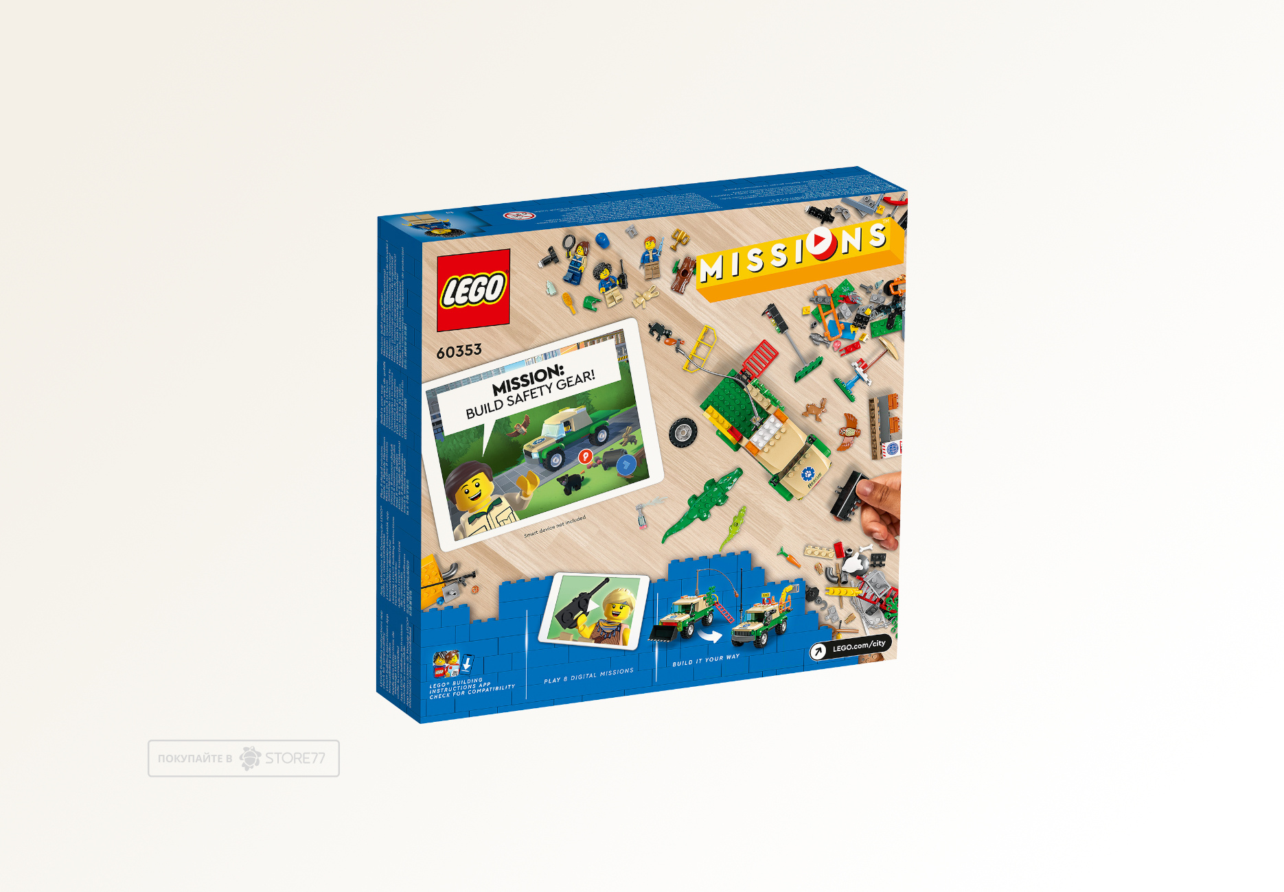 Конструктор LEGO City 60353 Миссии по спасению диких животных