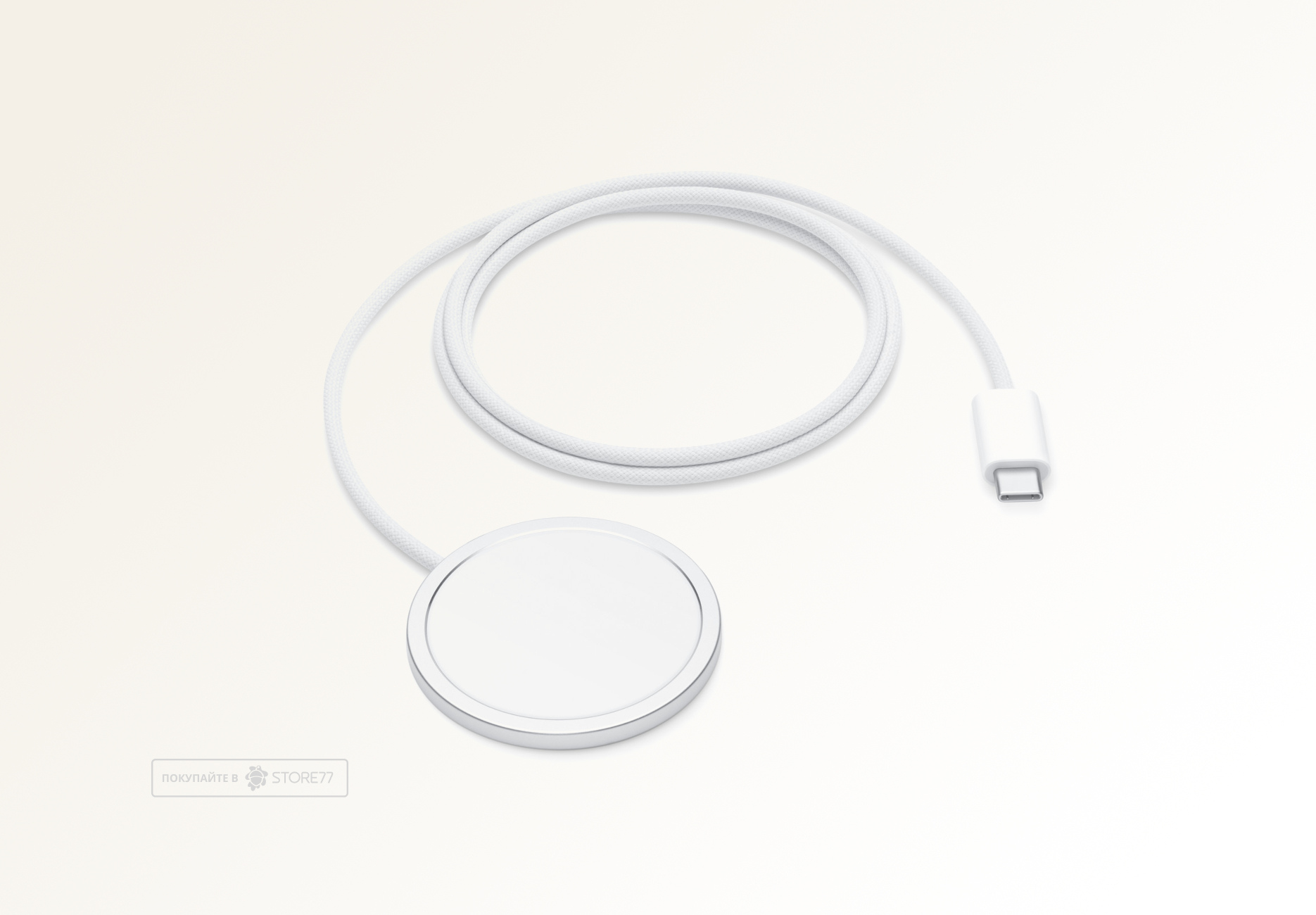 Зарядное устройство Apple Magsafe для iPhone 25 Вт 1м 2025 (Белое)