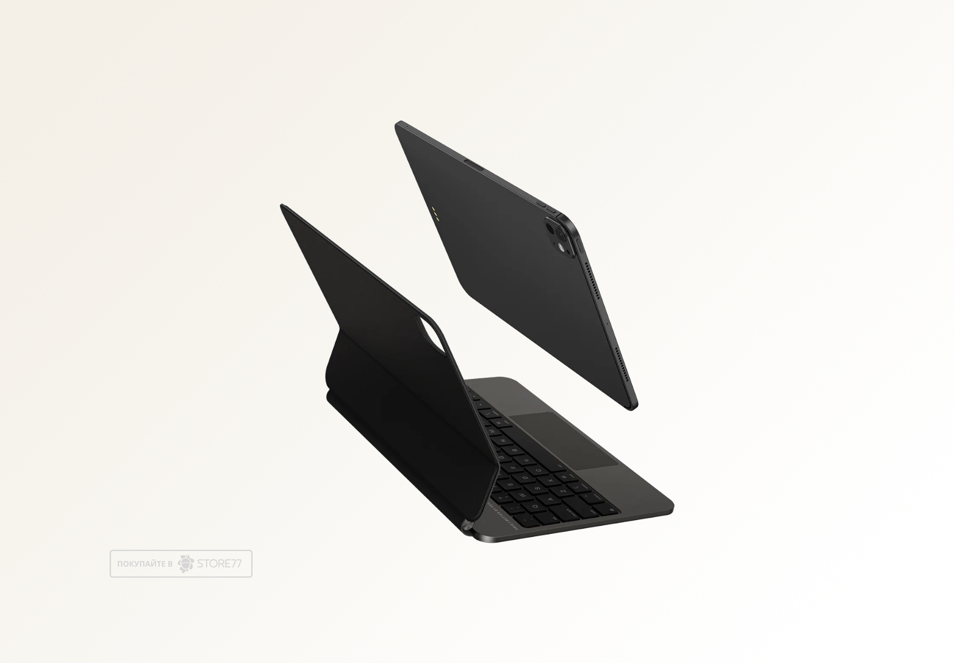 Клавиатура Uniq Venno Pro для iPad Pro 13 M4/M5 (Черная)