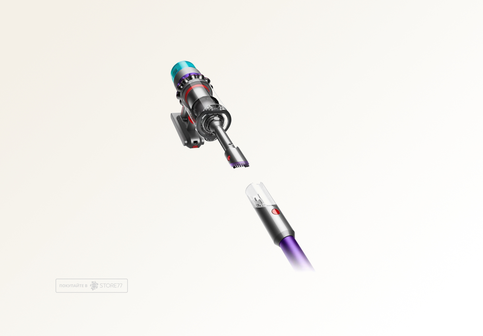 Беспроводной пылесос Dyson Gen5 Detect Absolute SV23 (Фиолетовый/Никель)