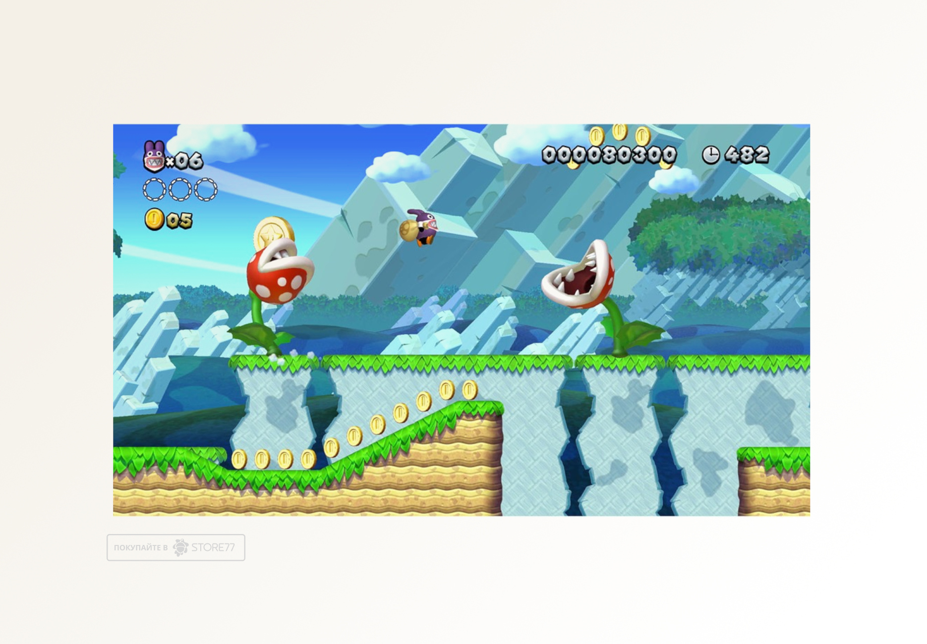 Игра Super Mario Bros. U Deluxe для Nintendo Switch, русская версия