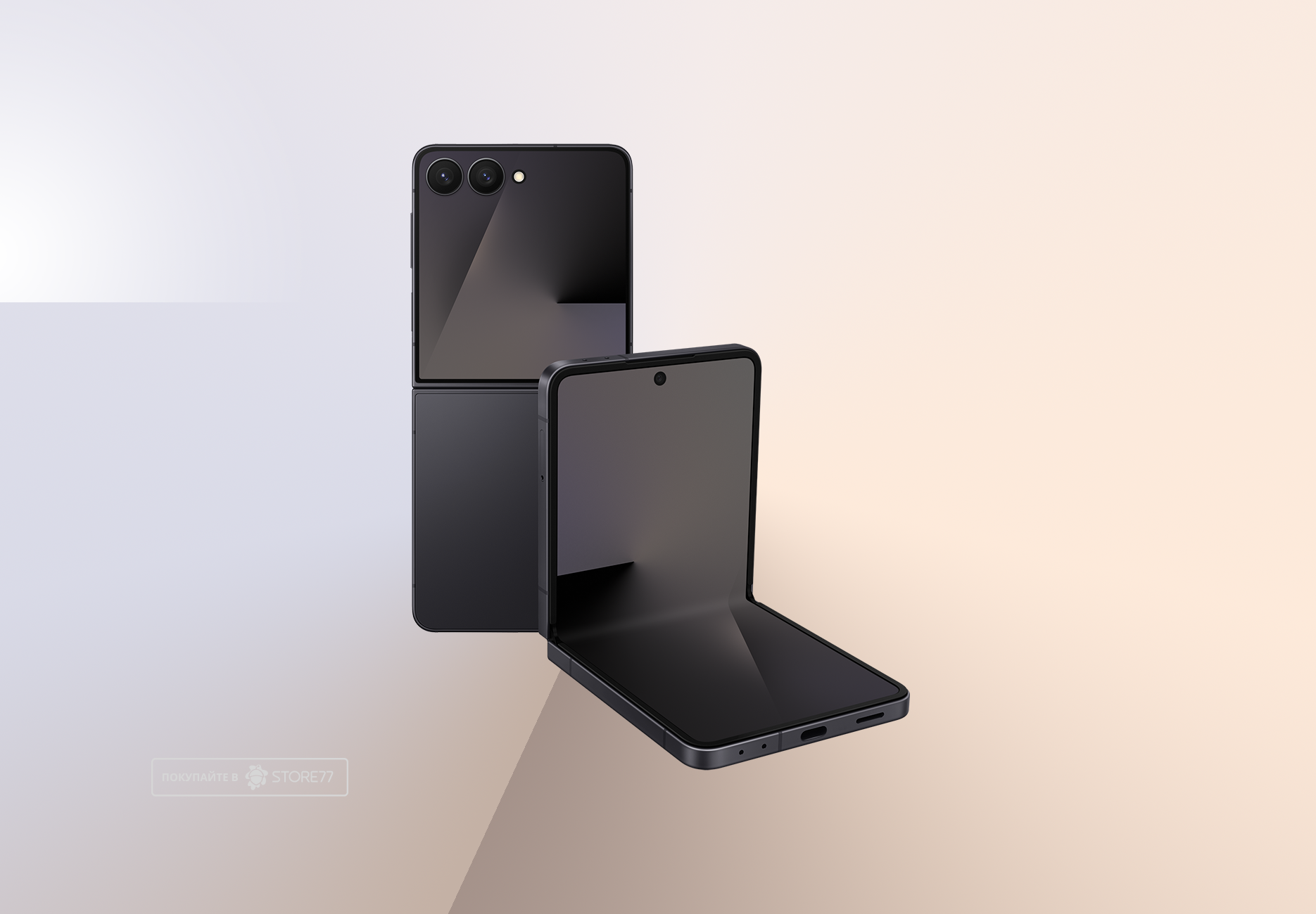 Телефон Samsung Galaxy Z Flip7 12/512 ГБ, цвет: угольно-черный (Jetblack)