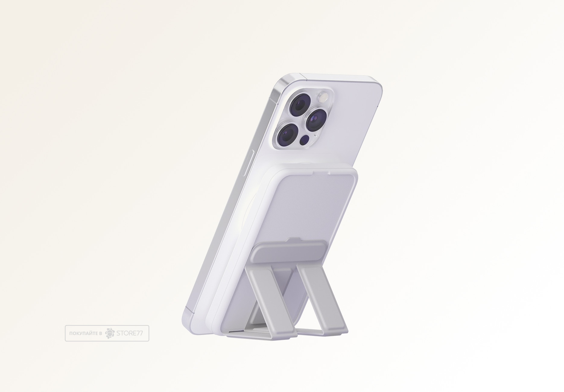 Внешний аккумулятор VLP с поддержкой MagSafe PowerBank 5000 мА·ч, 3A, USB-C (Белый)