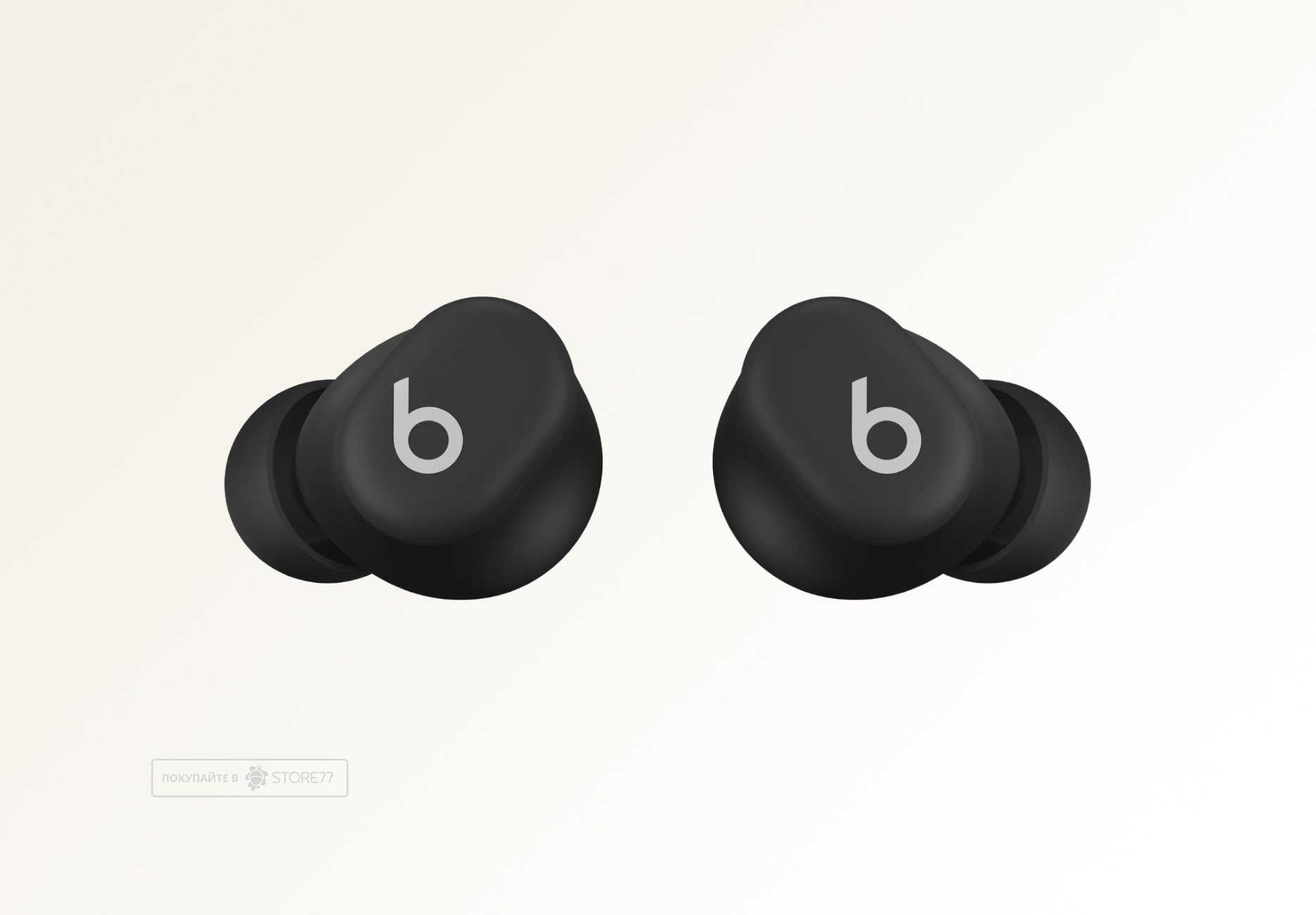 Беспроводные наушники Beats Solo Buds, цвет: матовый черный (Matte Black)