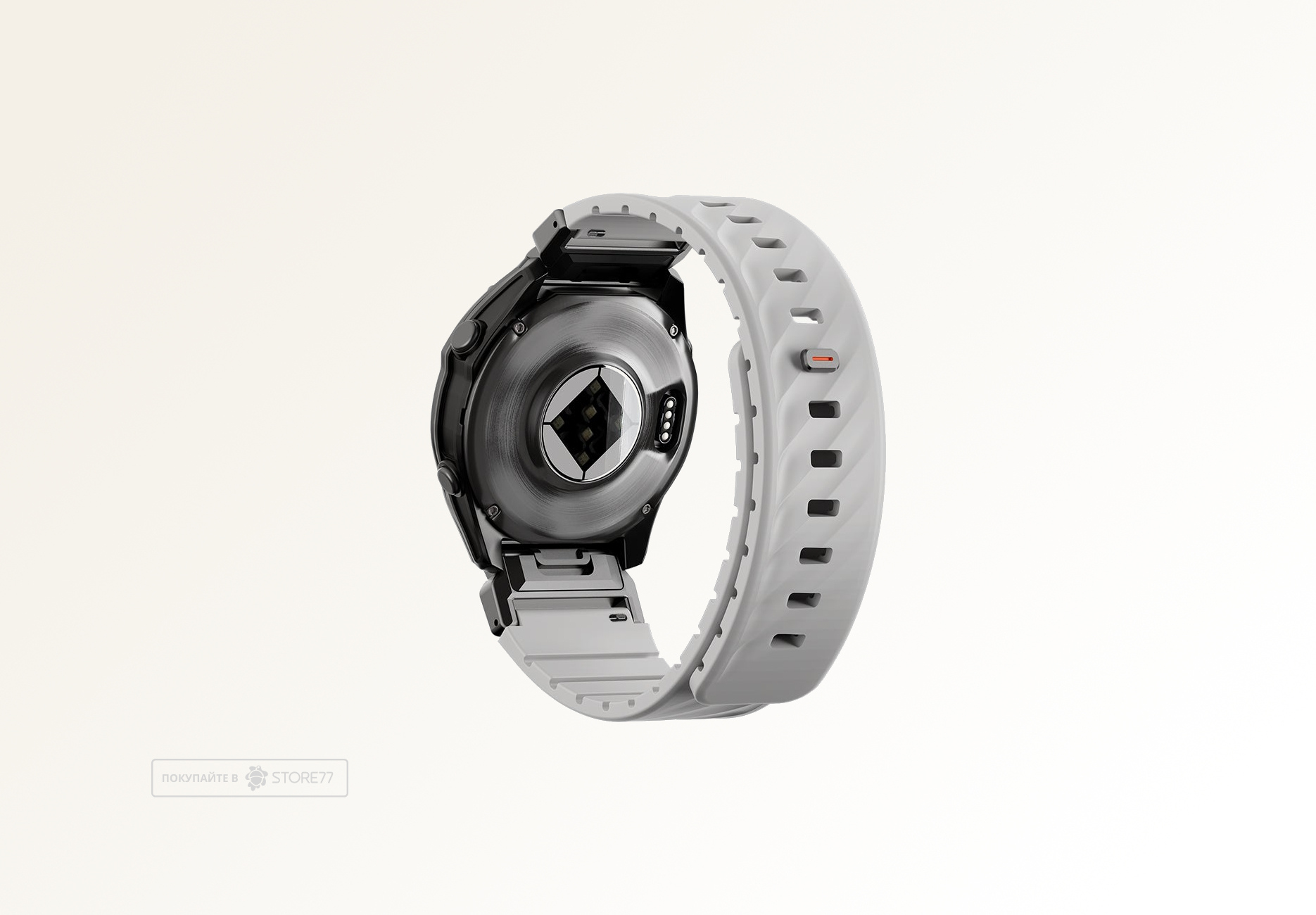Ремешок Uniq FLUO для часов Garmin 22мм каучуковый (Серый)