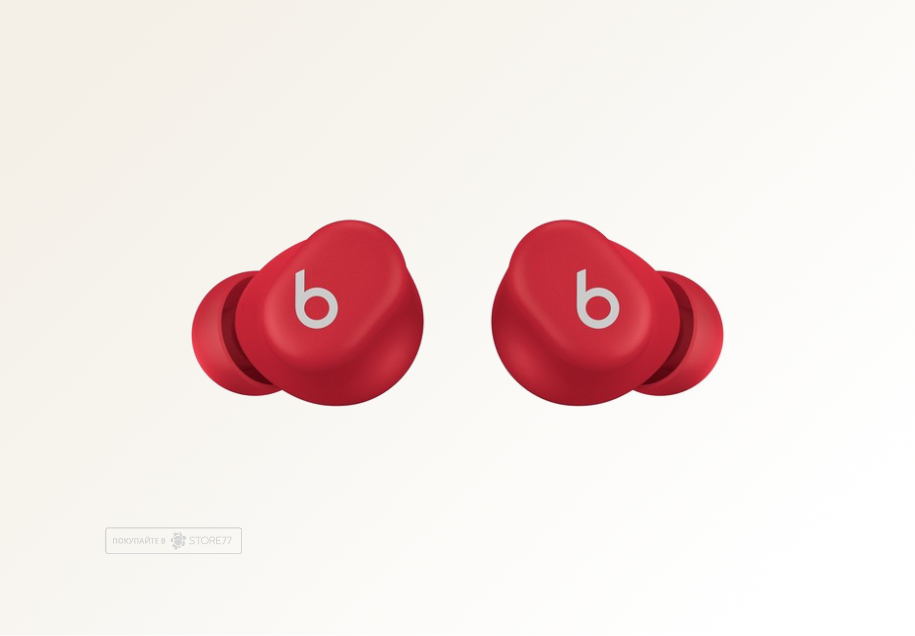Беспроводные наушники Beats Solo Buds, цвет: прозрачный красный (Transparent Red)
