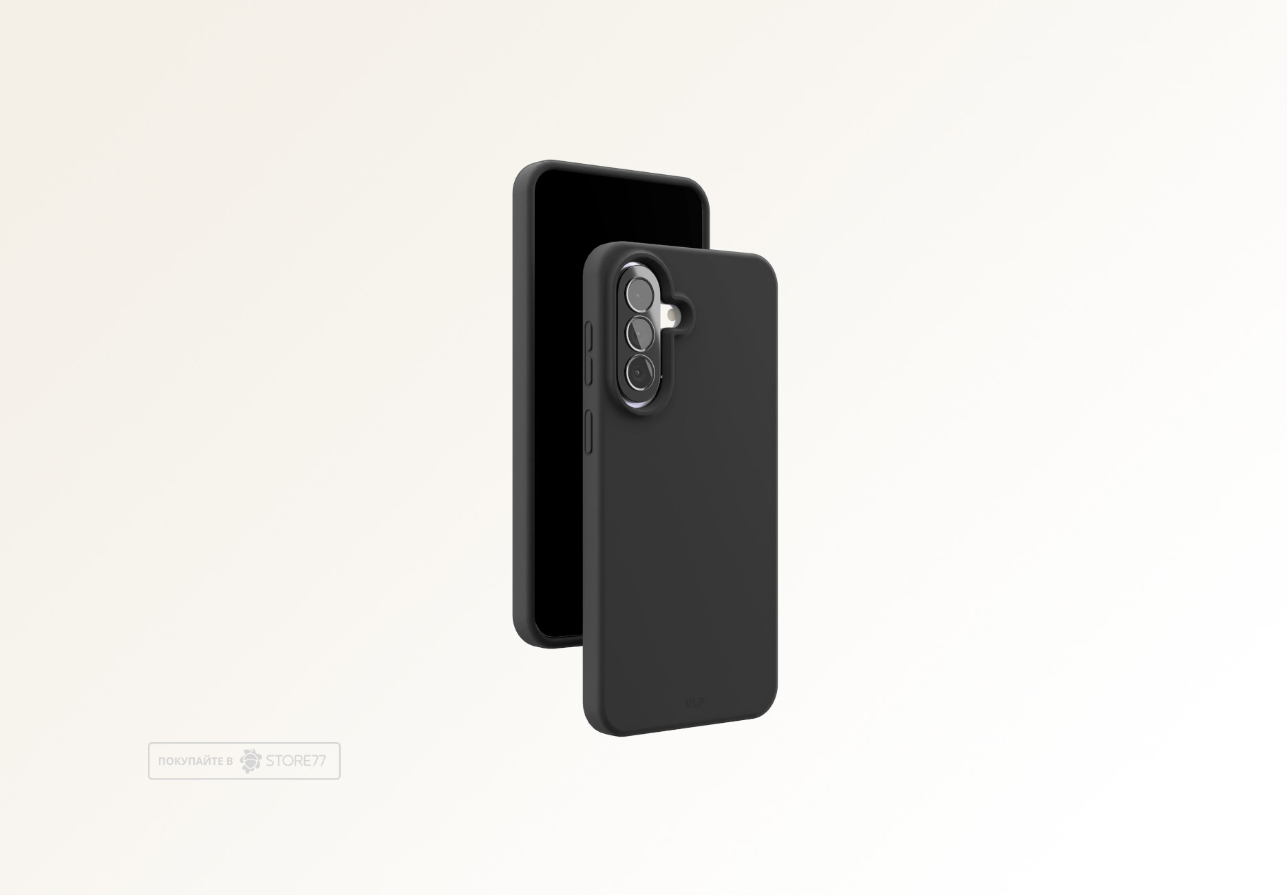 Чехол защитный VLP Aster Case для Samsung Galaxy A57 (Черный)