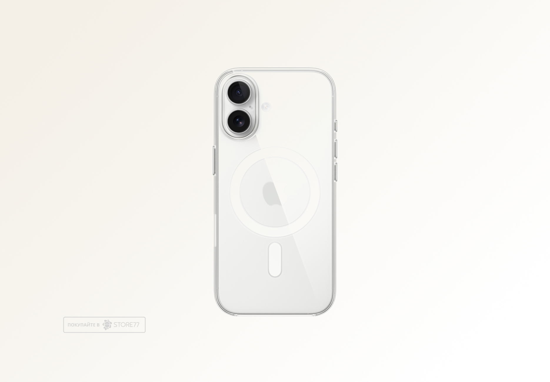 Чехол Apple Clear Case с поддержкой MagSafe для iPhone 17, цвет: прозрачный (Clear)