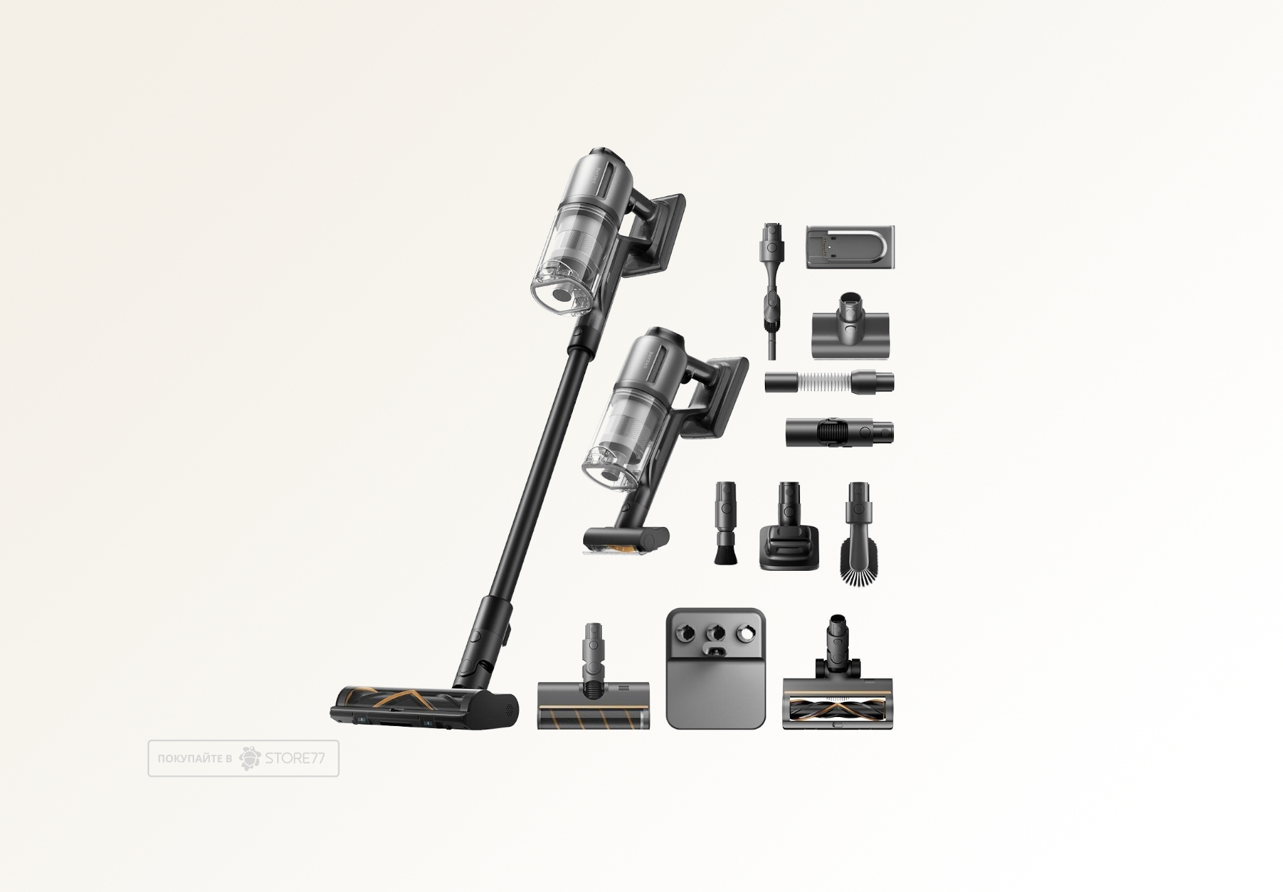 Беспроводной пылесос Dreame Z30 Сordless Stick Vacuum (Черный/Серый)