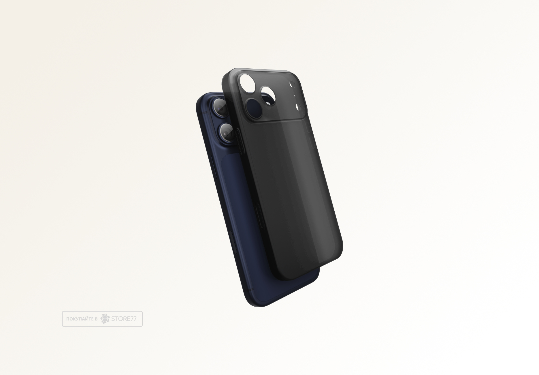 Чехол Gurdini Super Slim для iPhone 17 Pro (Черный)