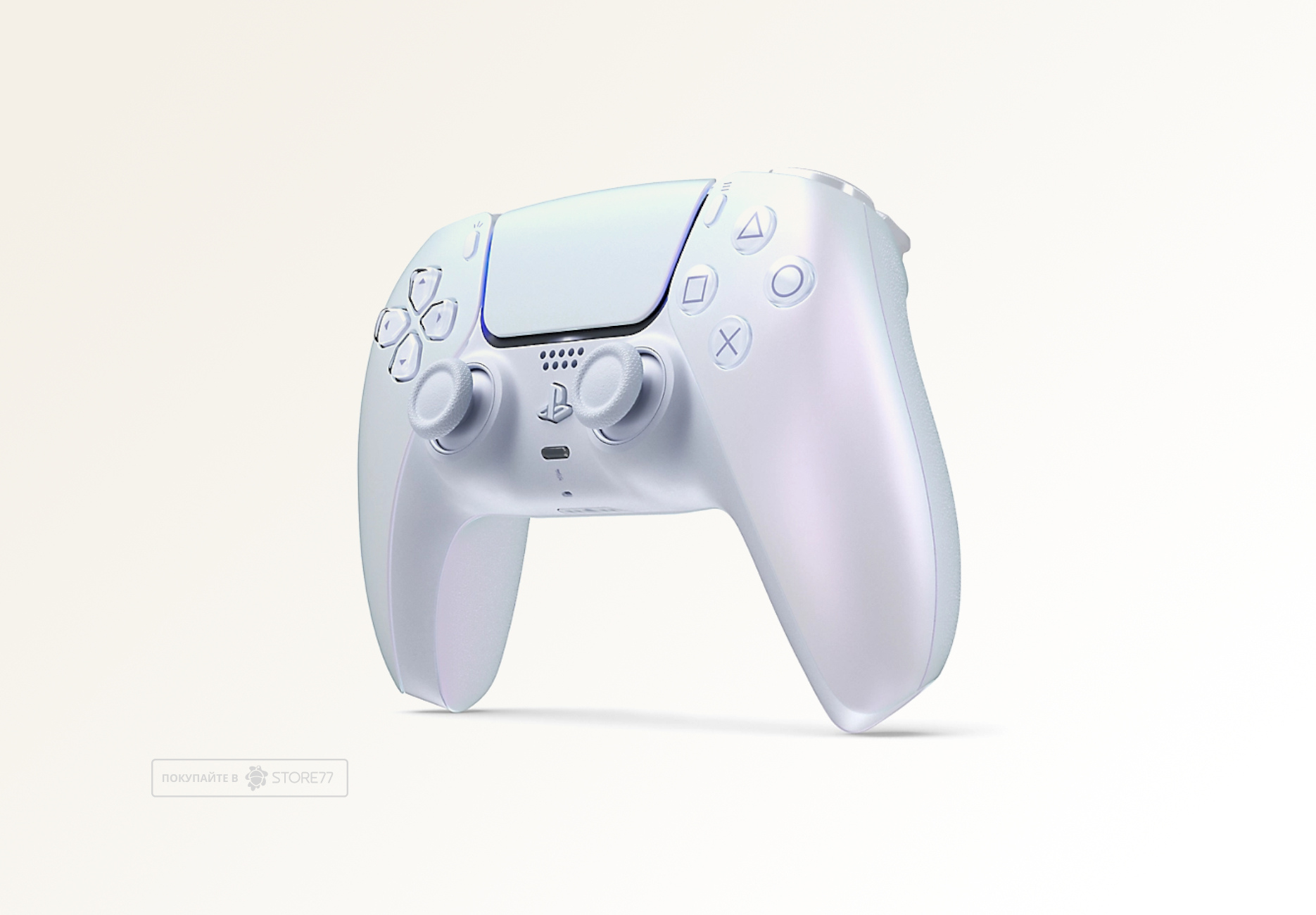 Геймпад Sony DualSense для PlayStation 5 (PS5), цвет: жемчужный хром (Chroma Pearl)