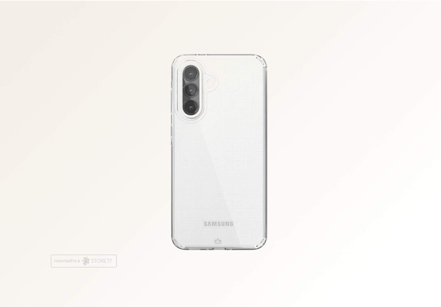 Чехол защитный VLP Crystal Case для Samsung Galaxy A36 (Прозрачный)