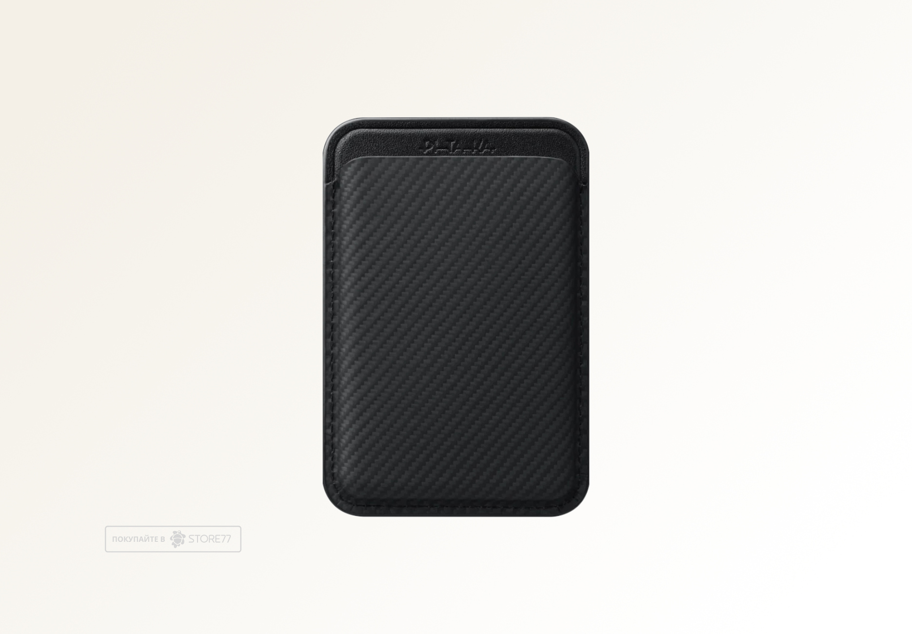Картхолдер Pitaka Woven Wallet MagSafe (Black/Grey)
