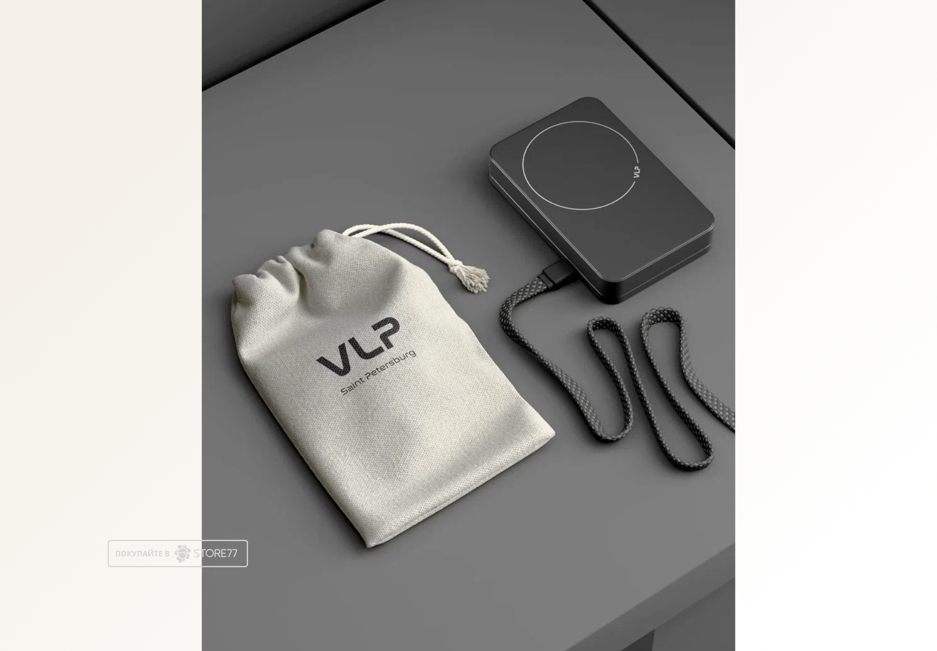 Внешний аккумулятор VLP Diamond Energy Pro с поддержкой MagSafe Qi2 10000 мА·ч (Черный)