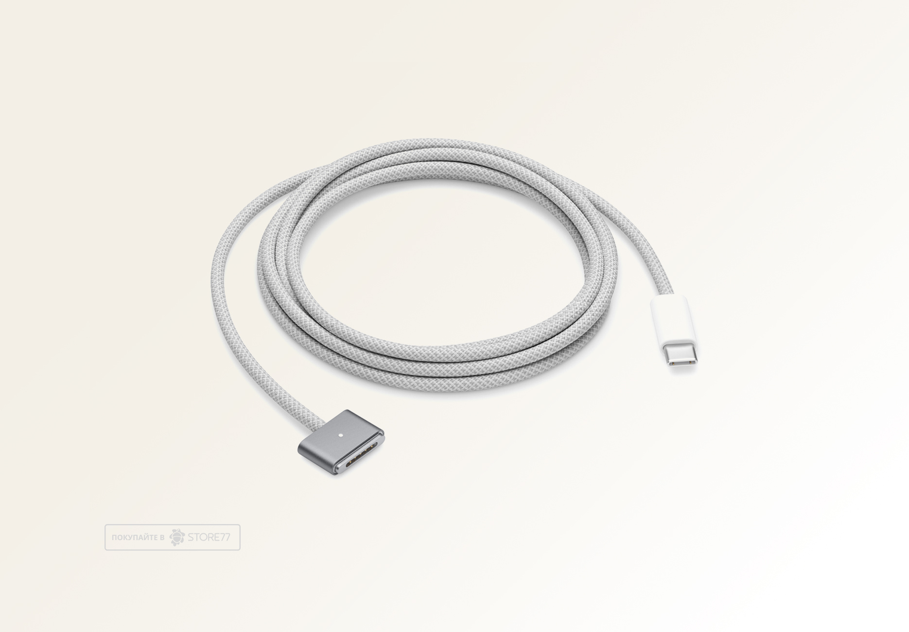 Кабель Apple USB-C - Magsafe 3, 2 м (Серый космос)