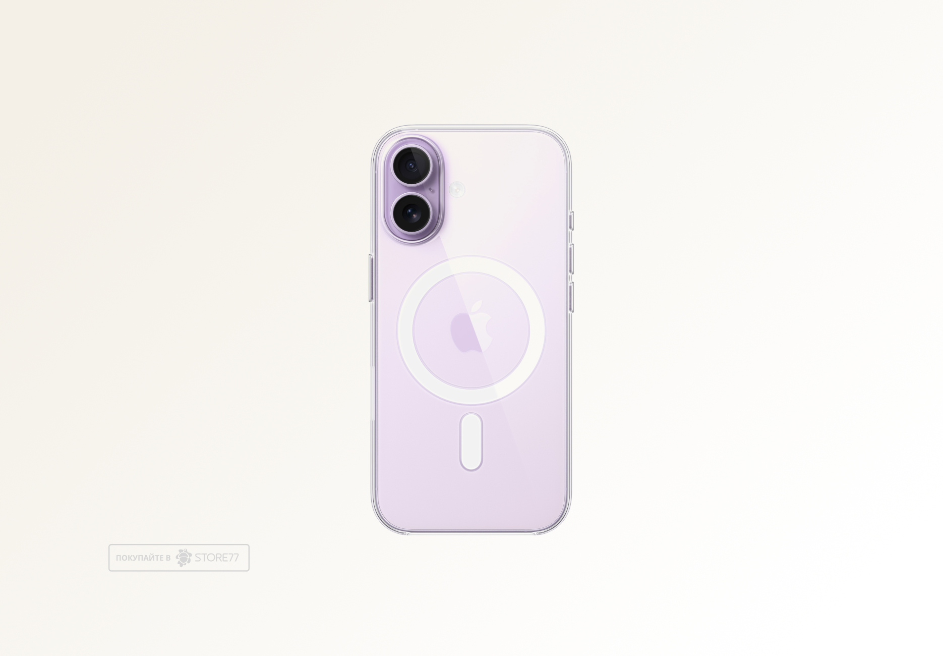 Чехол Apple Clear Case с поддержкой MagSafe для iPhone 17, цвет: прозрачный (Clear)