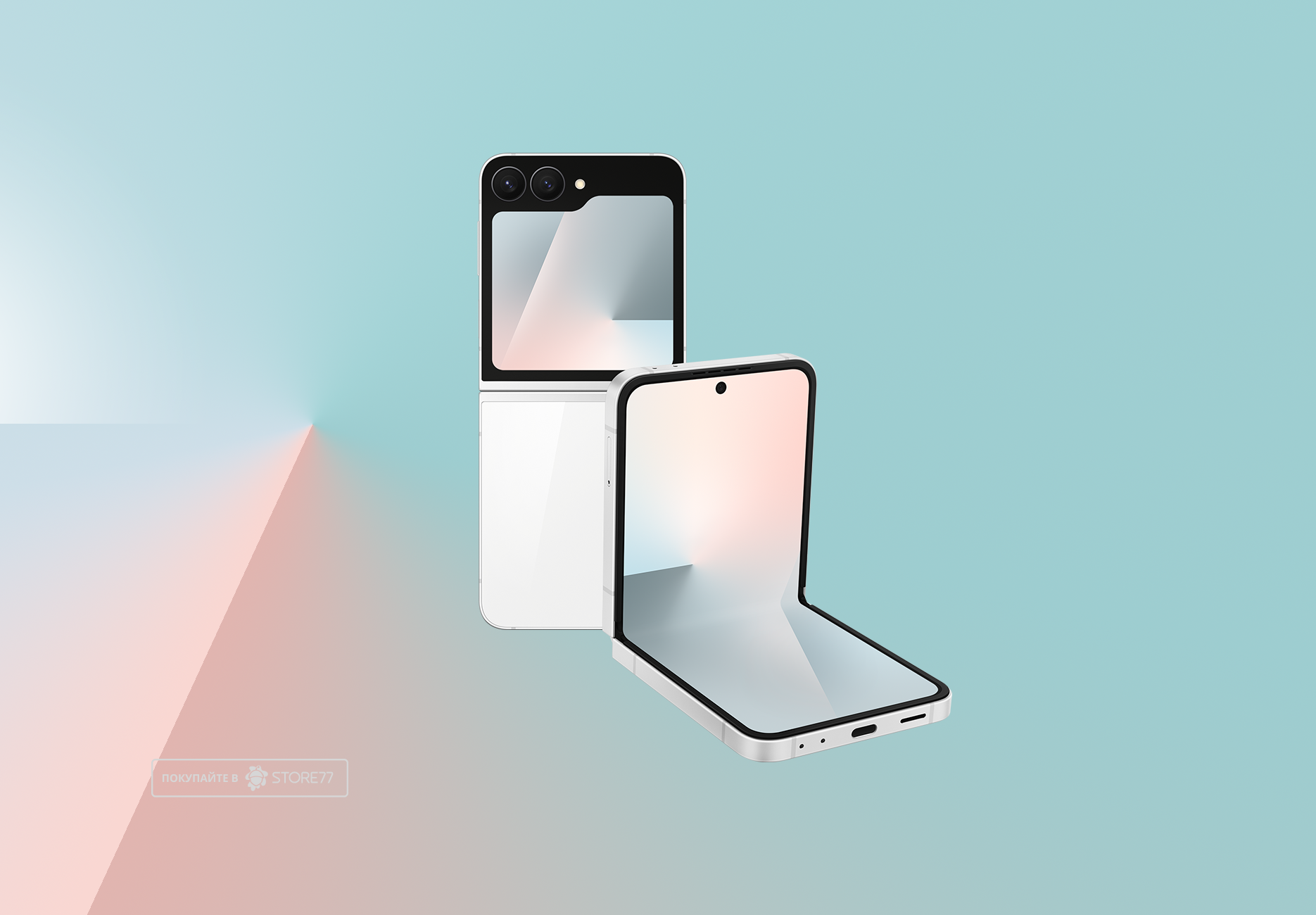 Телефон Samsung Galaxy Z Flip7 FE 8/128 ГБ, цвет: белый (White)