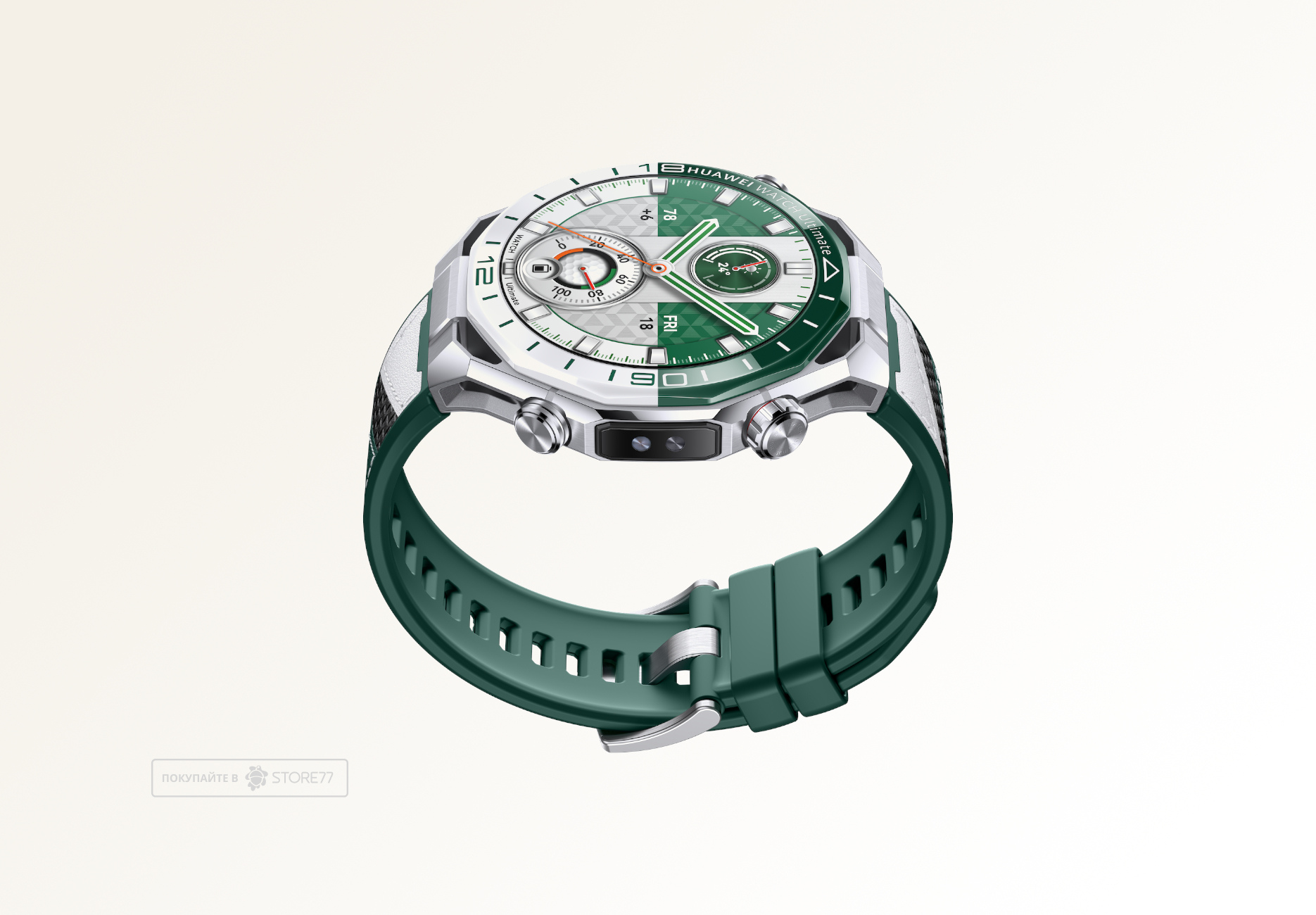 Умные часы Huawei Watch Ultimate 2 48 мм, цвет: зеленый (Green)