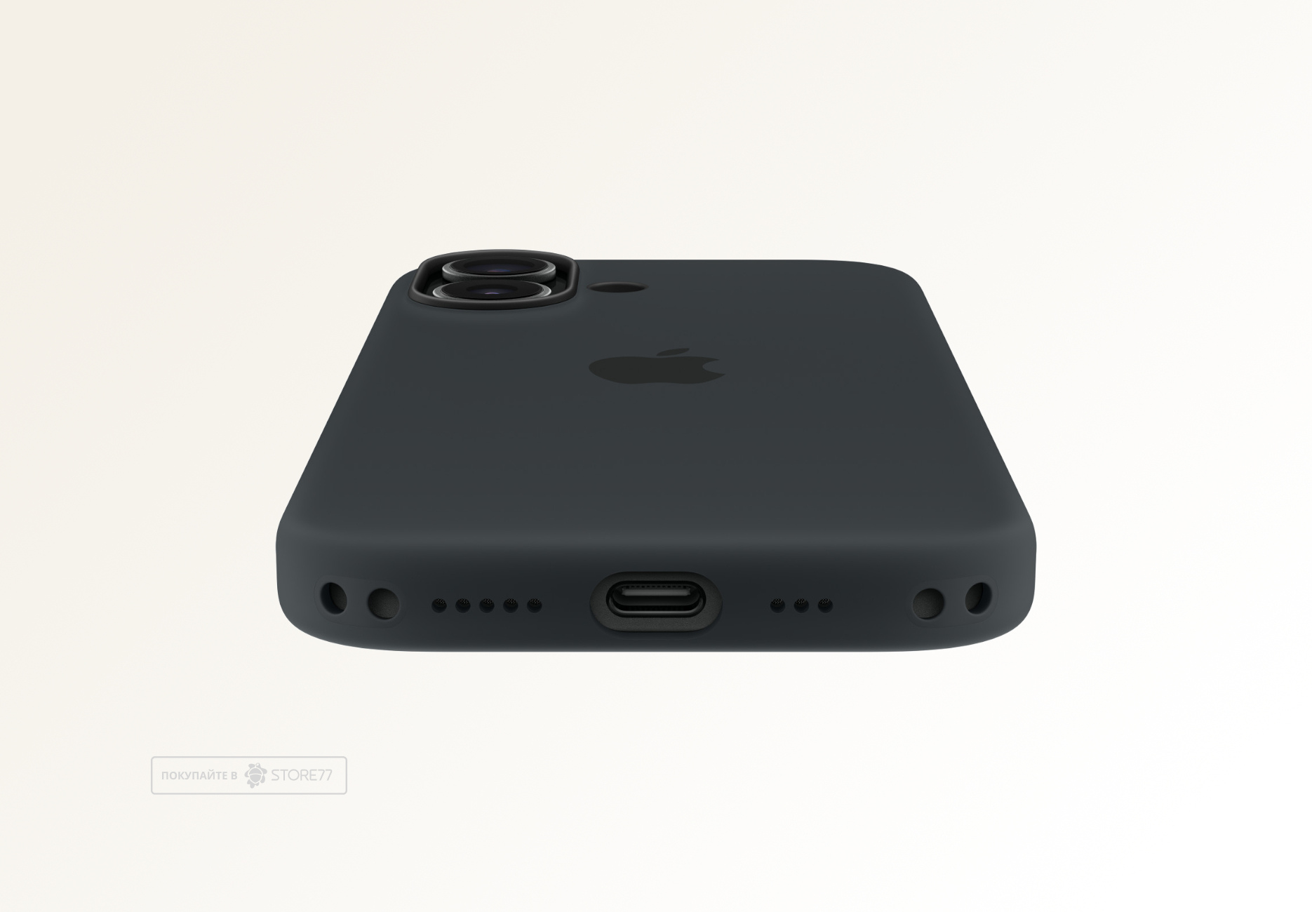 Чехол Apple Silicone Case с поддержкой MagSafe для iPhone 17, цвет: синий (Anchor BLue)