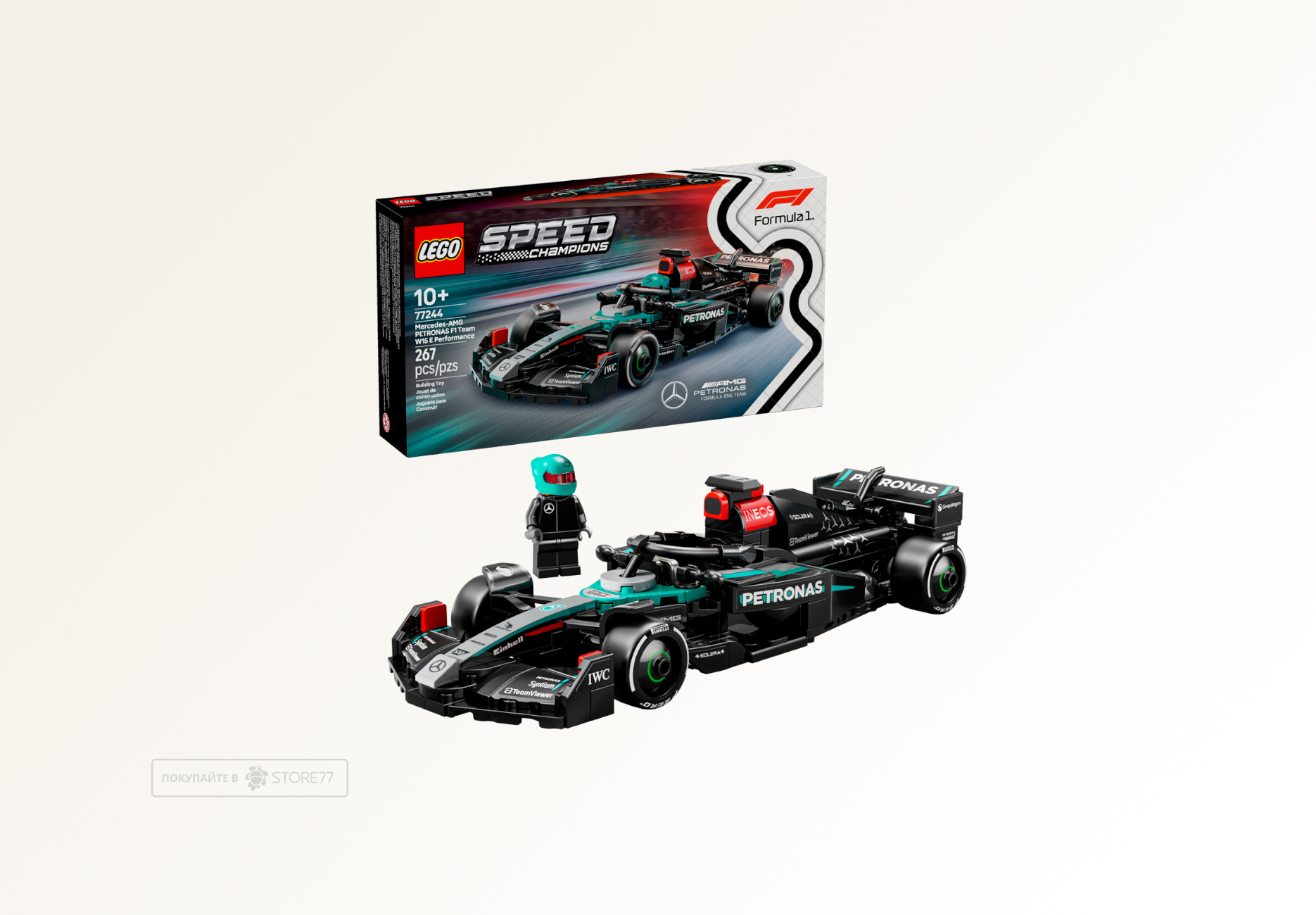 Конструктор LEGO Speed Champions 77244 Mercedes-AMG Petronas W15 F1