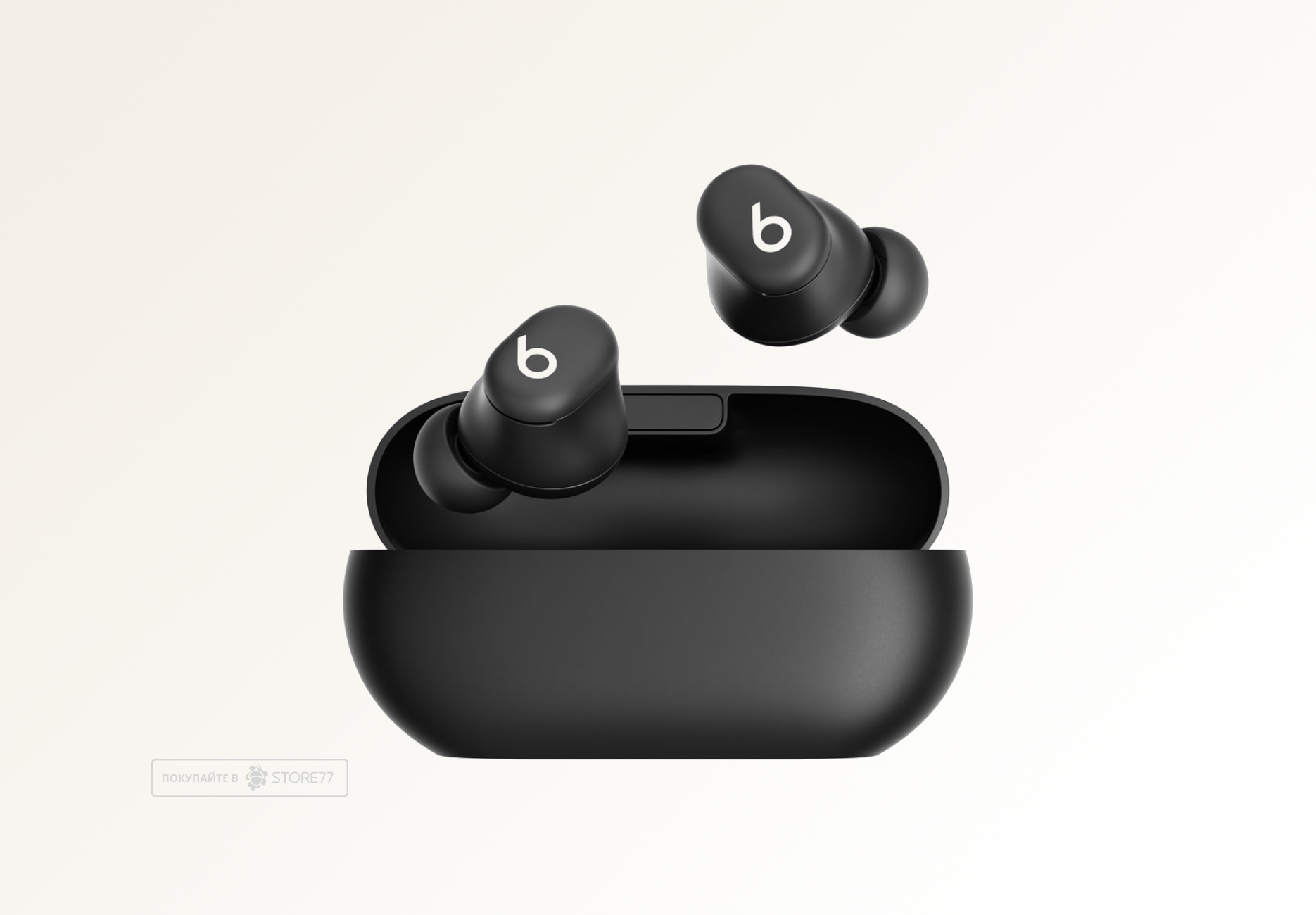 Беспроводные наушники Beats Solo Buds, цвет: матовый черный (Matte Black)