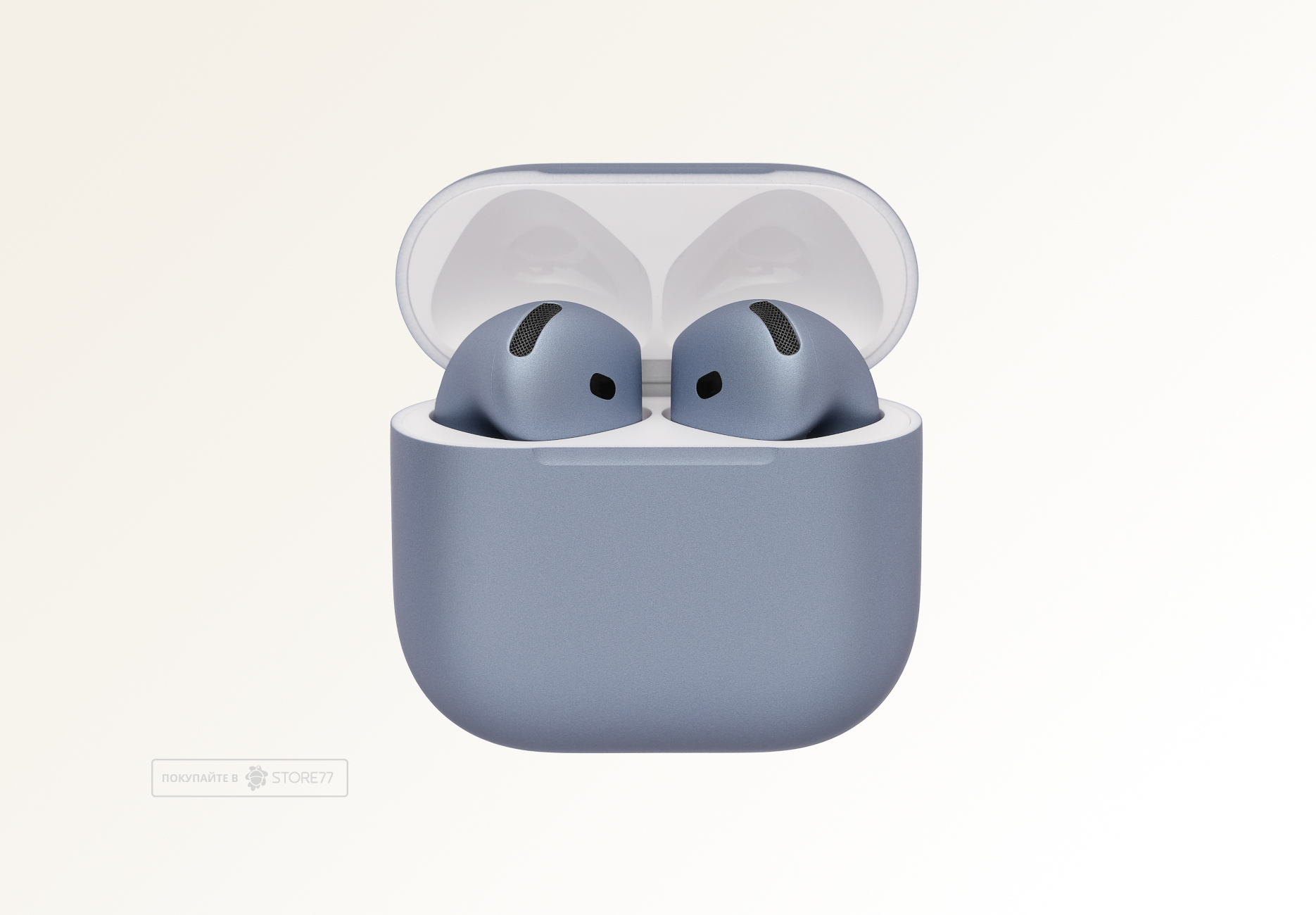 Беспроводные наушники Apple AirPods 4 с шумоподавлением (Темно-голубой)