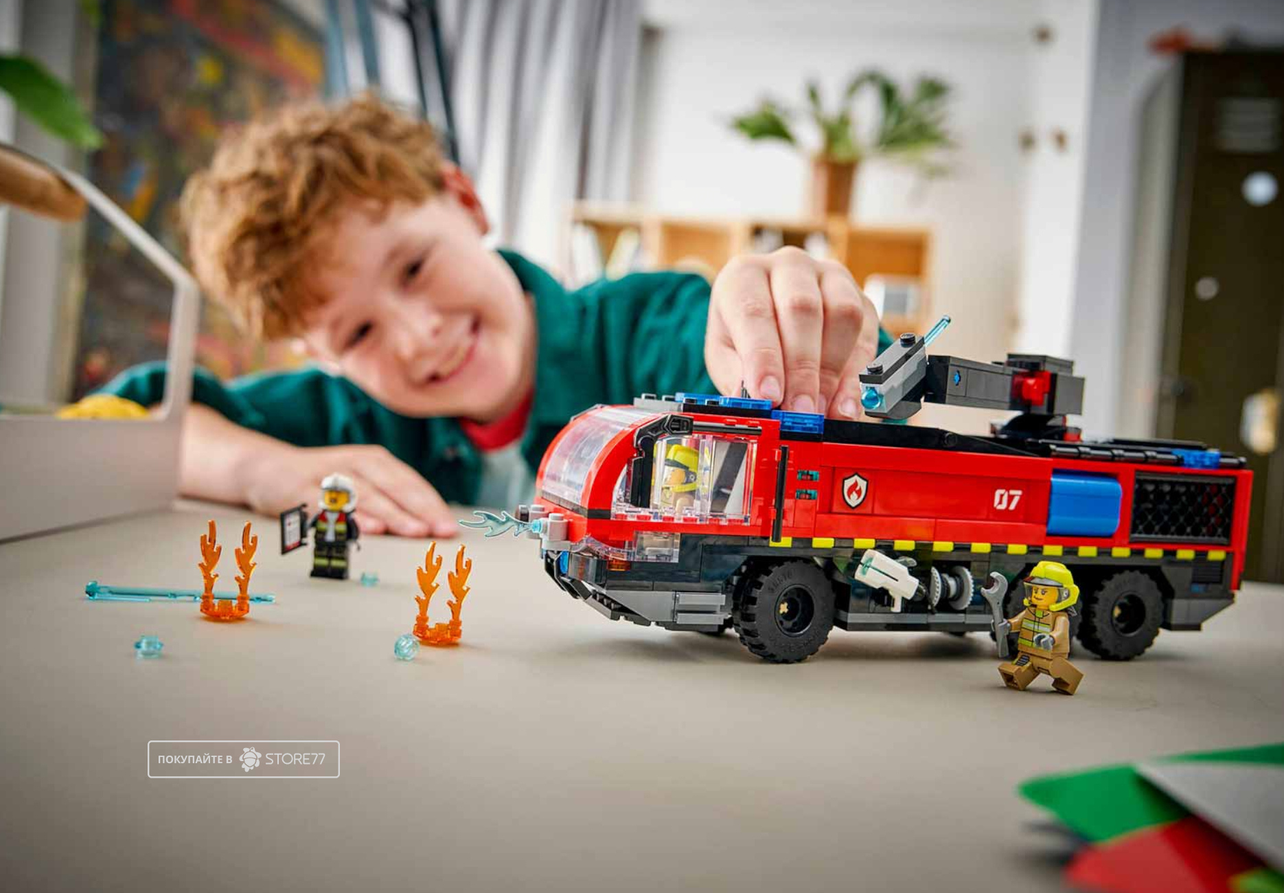Конструктор LEGO City 60499 Пожарная машина аэропорта