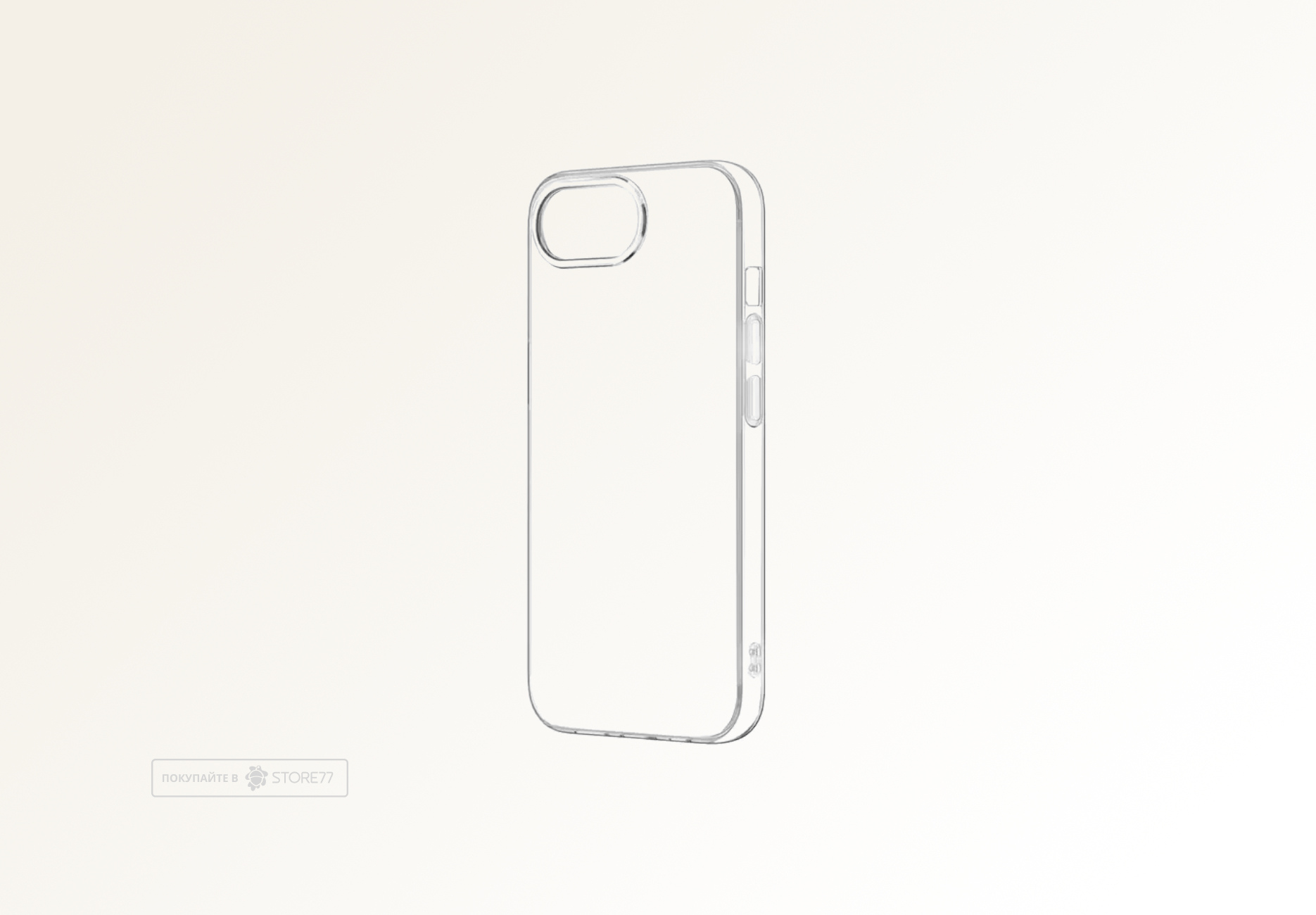 Чехол силиконовый для Apple iPhone 16e/17e плотный (Прозрачный)