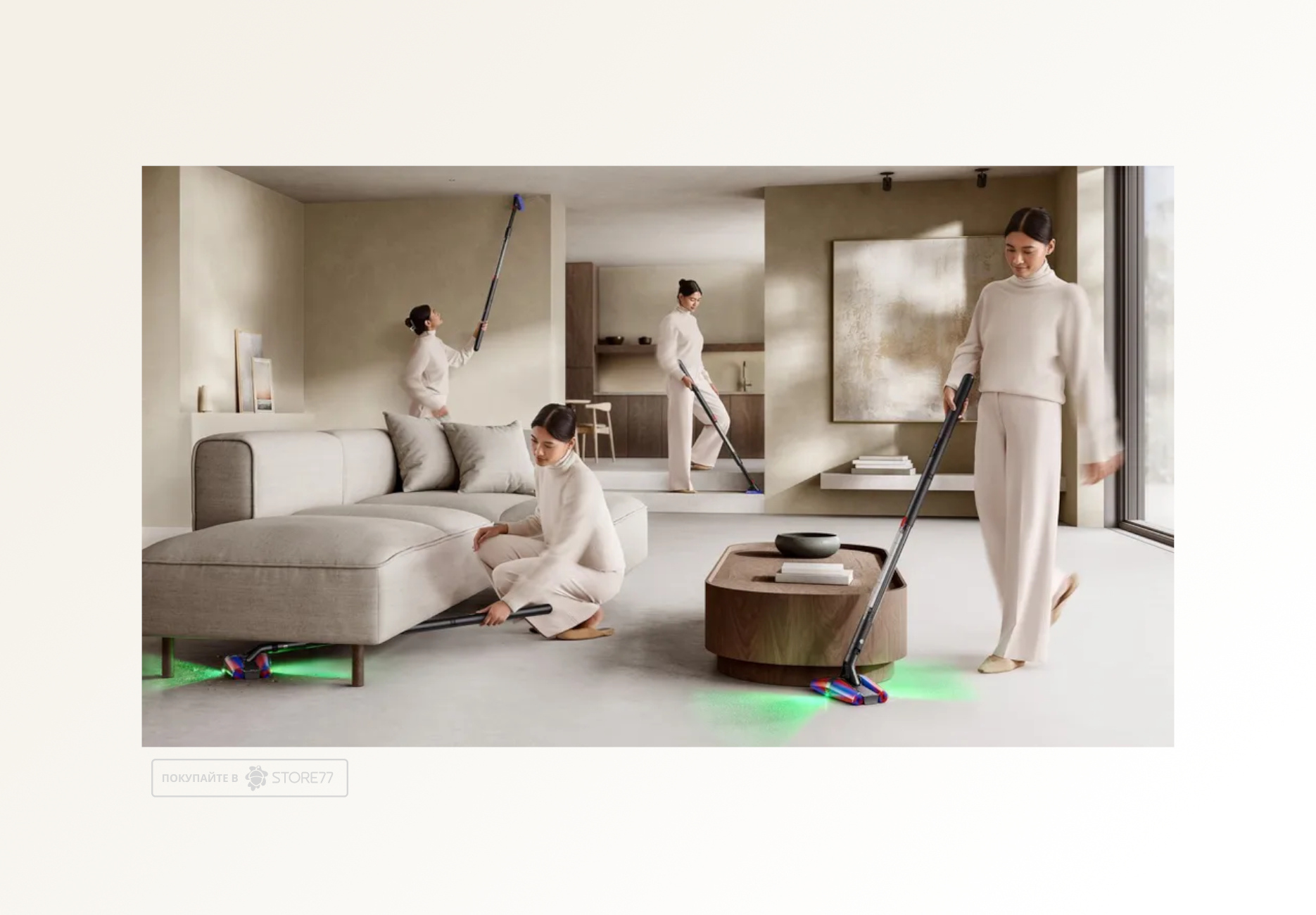 Беспроводной пылесос Dyson PencilVac Fluffycone, цвет: черный (Black) Вилка EU