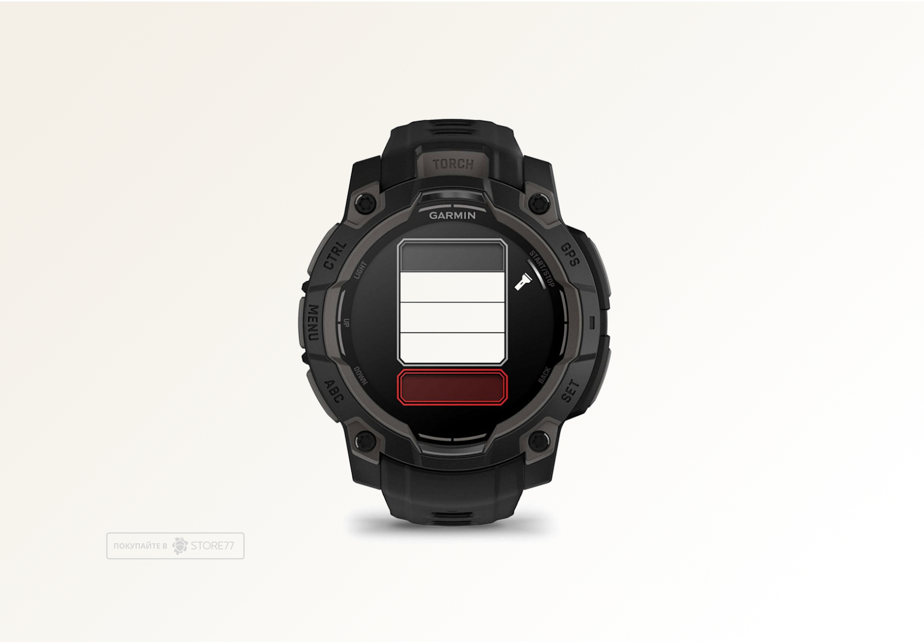 Умные часы Garmin INSTINCT 3 50 мм AMOLED, корпус: черный (Black), с угольно-черным силиконовым ремешком (Charcoal Band)