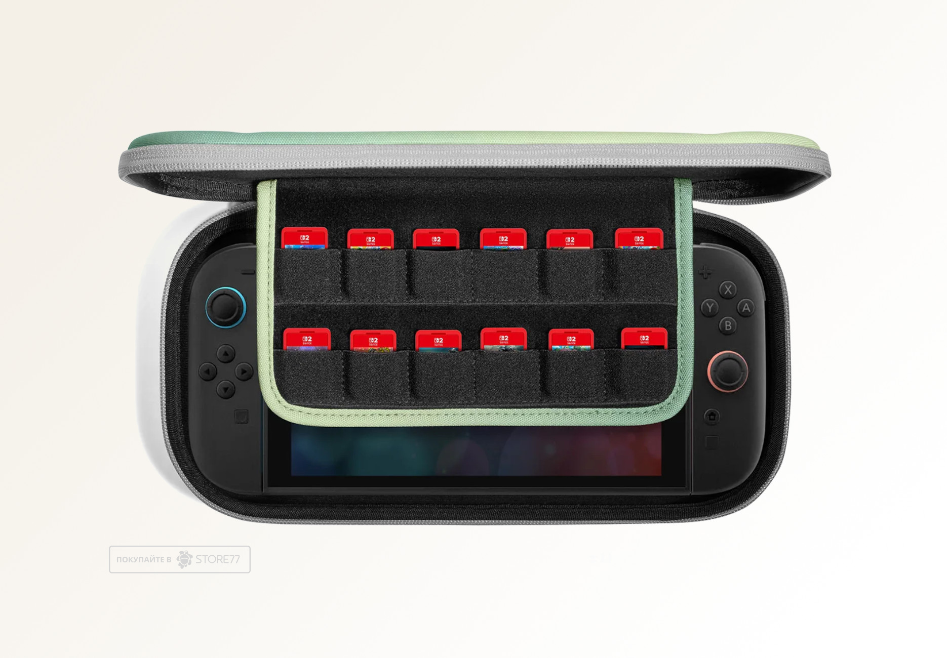 Чехол Tomtoс Gaming для Nintendo Switch 2 (Зеленый)
