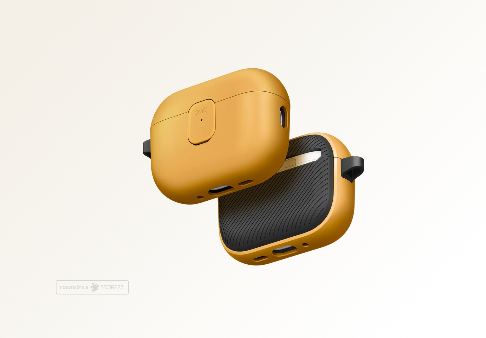 Чехол Uniq Clyde для AirPods Pro 3 (Желто/Серый)