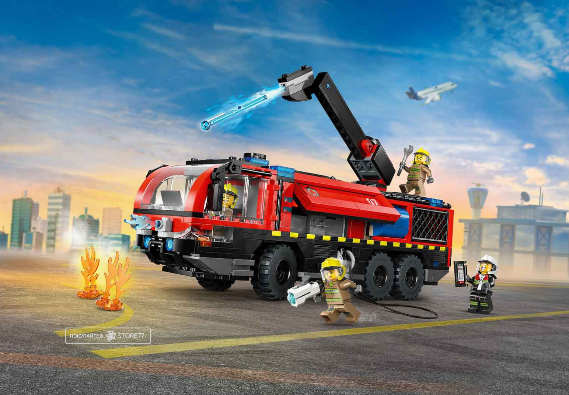 Конструктор LEGO City 60499 Пожарная машина аэропорта