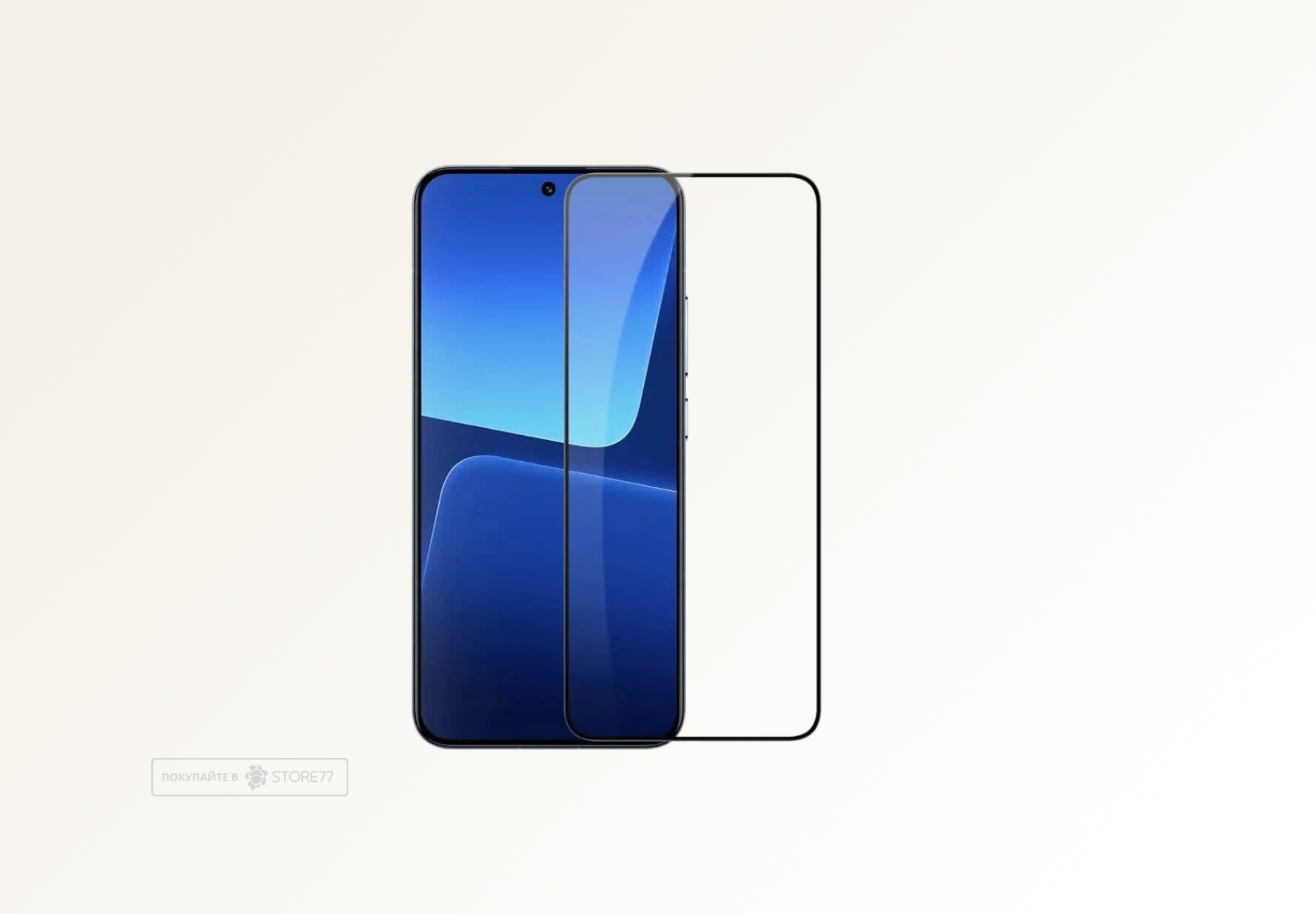Защитное стекло для Xiaomi 14/15 (С черной рамкой)