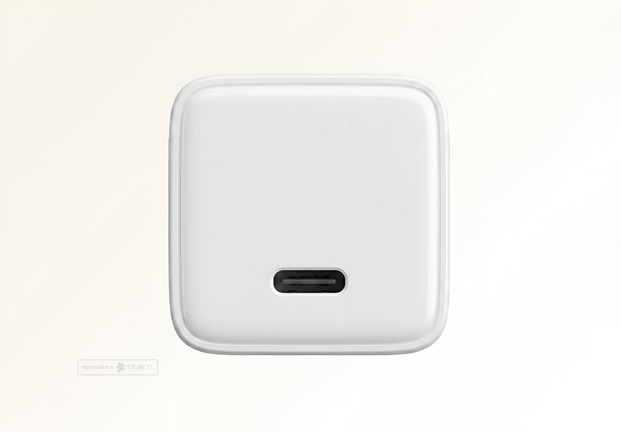 Сетевое зарядное устройство JUST USE 30 Вт GaN USB-С (Белое)