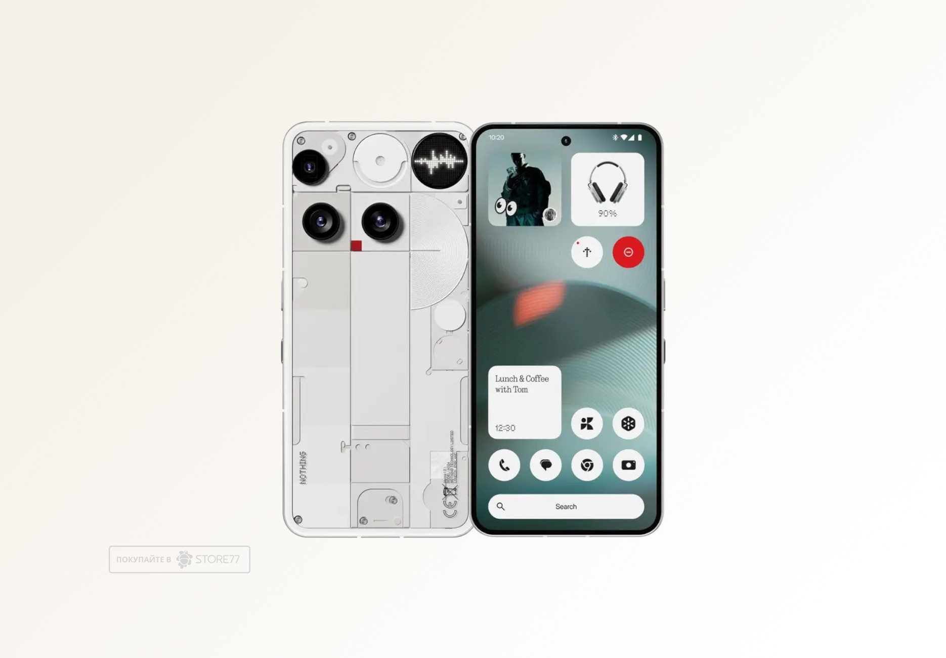 Телефон Nothing Phone (3) 16/512 ГБ (Белый)