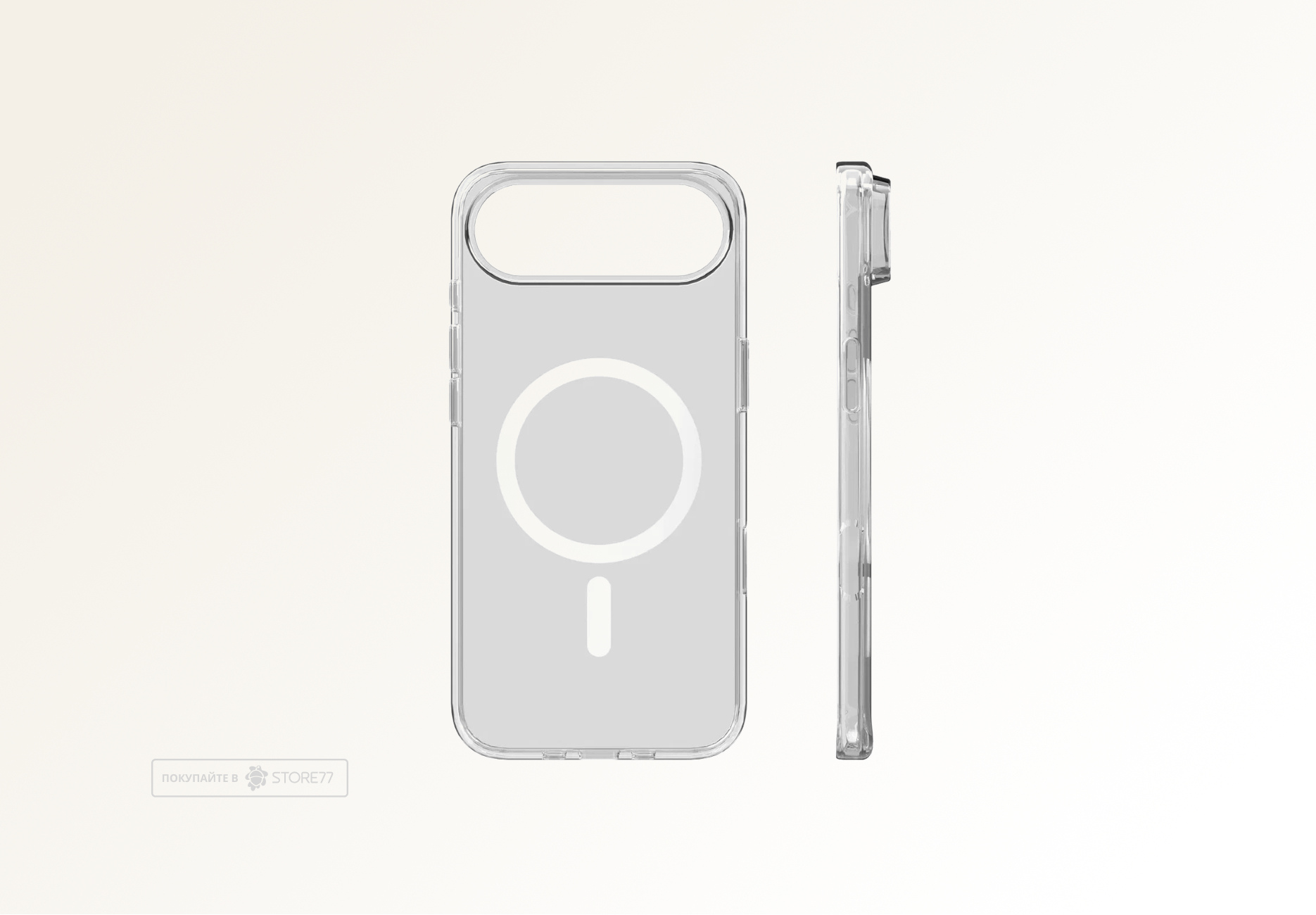 Чехол защитный VLP Diamond Case с поддержкой MagSafe для iPhone Air (Прозрачный)