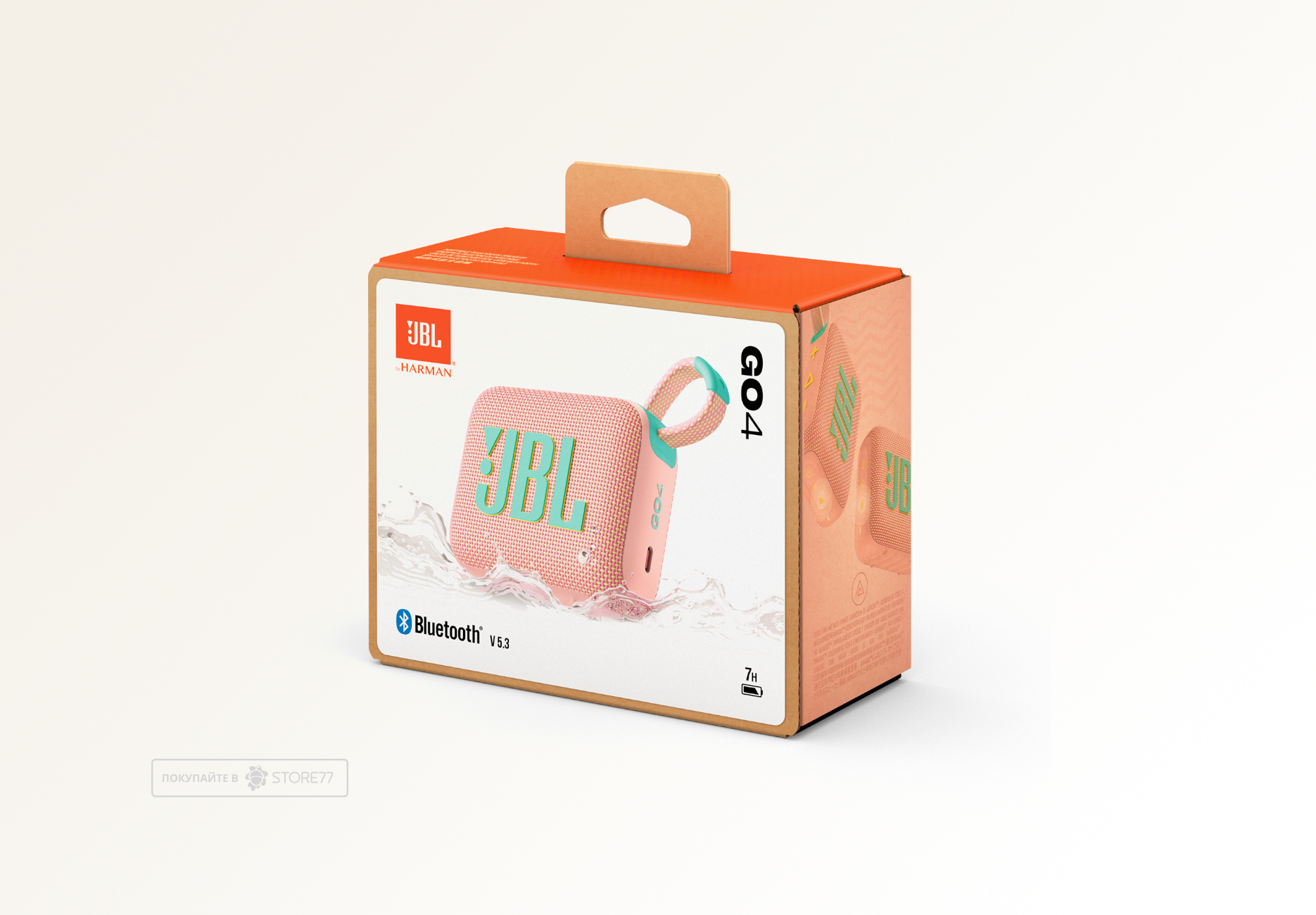 Портативная акустика JBL GO 4 (Розовая)