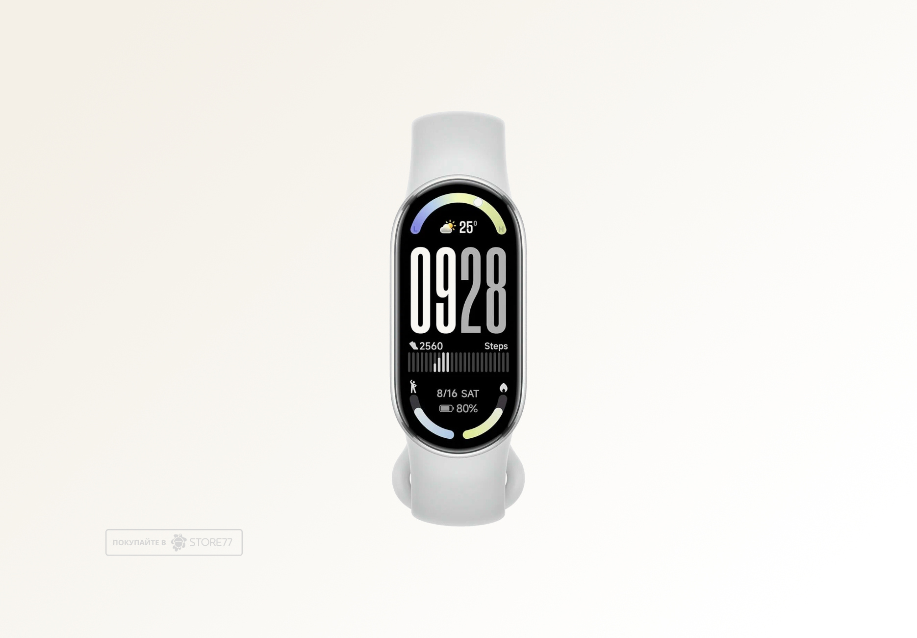 Фитнес-браслет Xiaomi Smart Band 10, цвет: ледяное серебро (Glacier Silver)