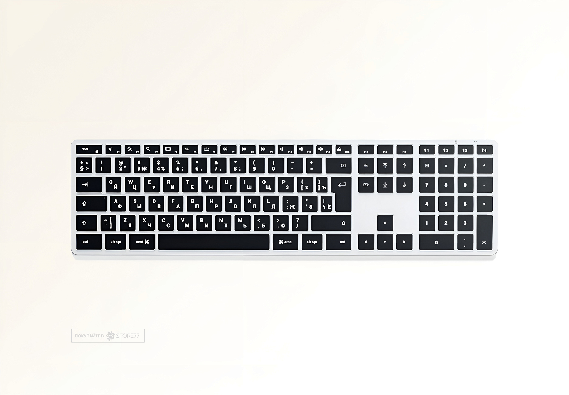 Клавиатура беспроводная Satechi Slim X3, Bluetooth (Серебристая)