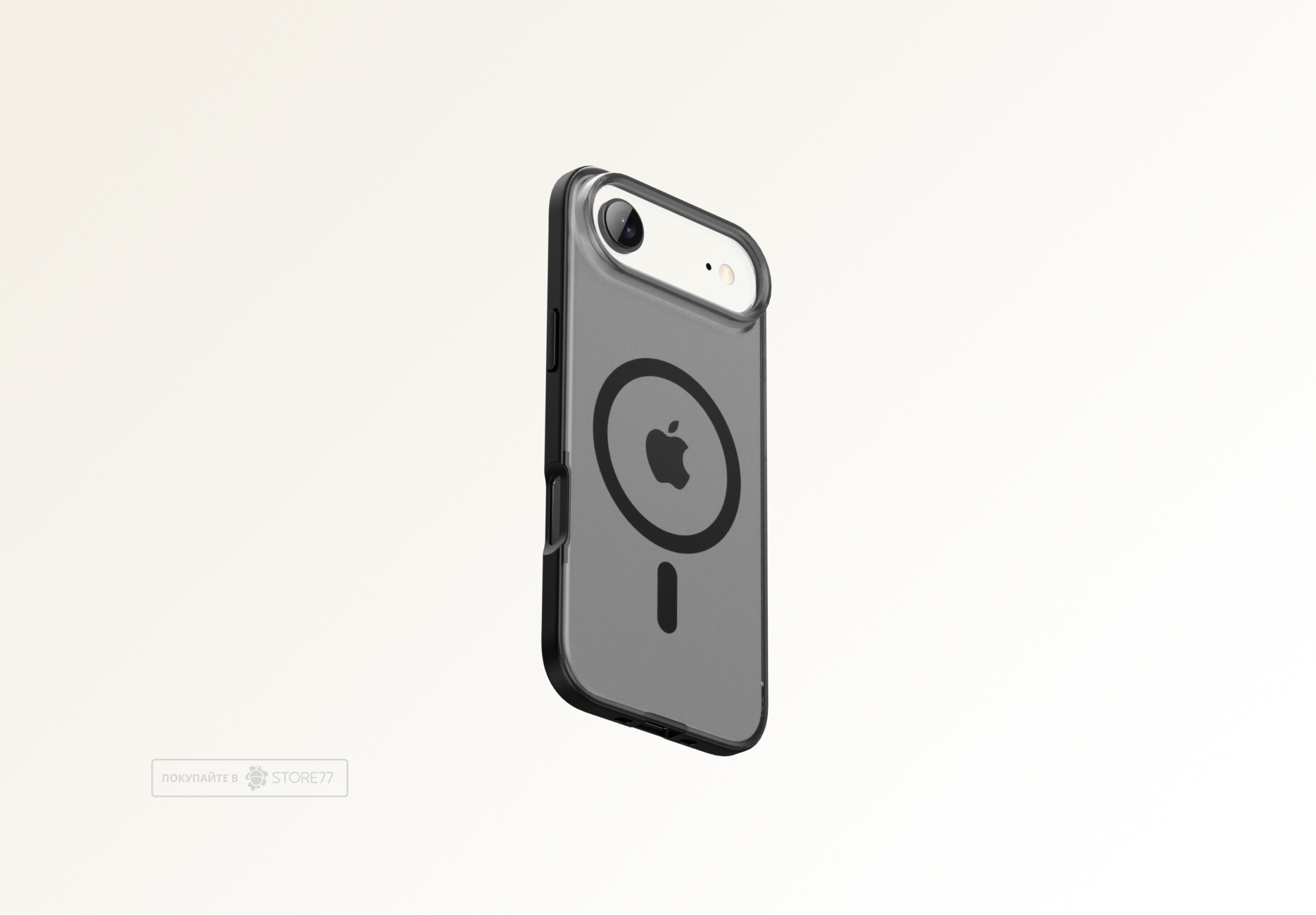 Чехол Gurdini Shockproof с поддержкой MagSafe для iPhone Air противоударный (Черный)