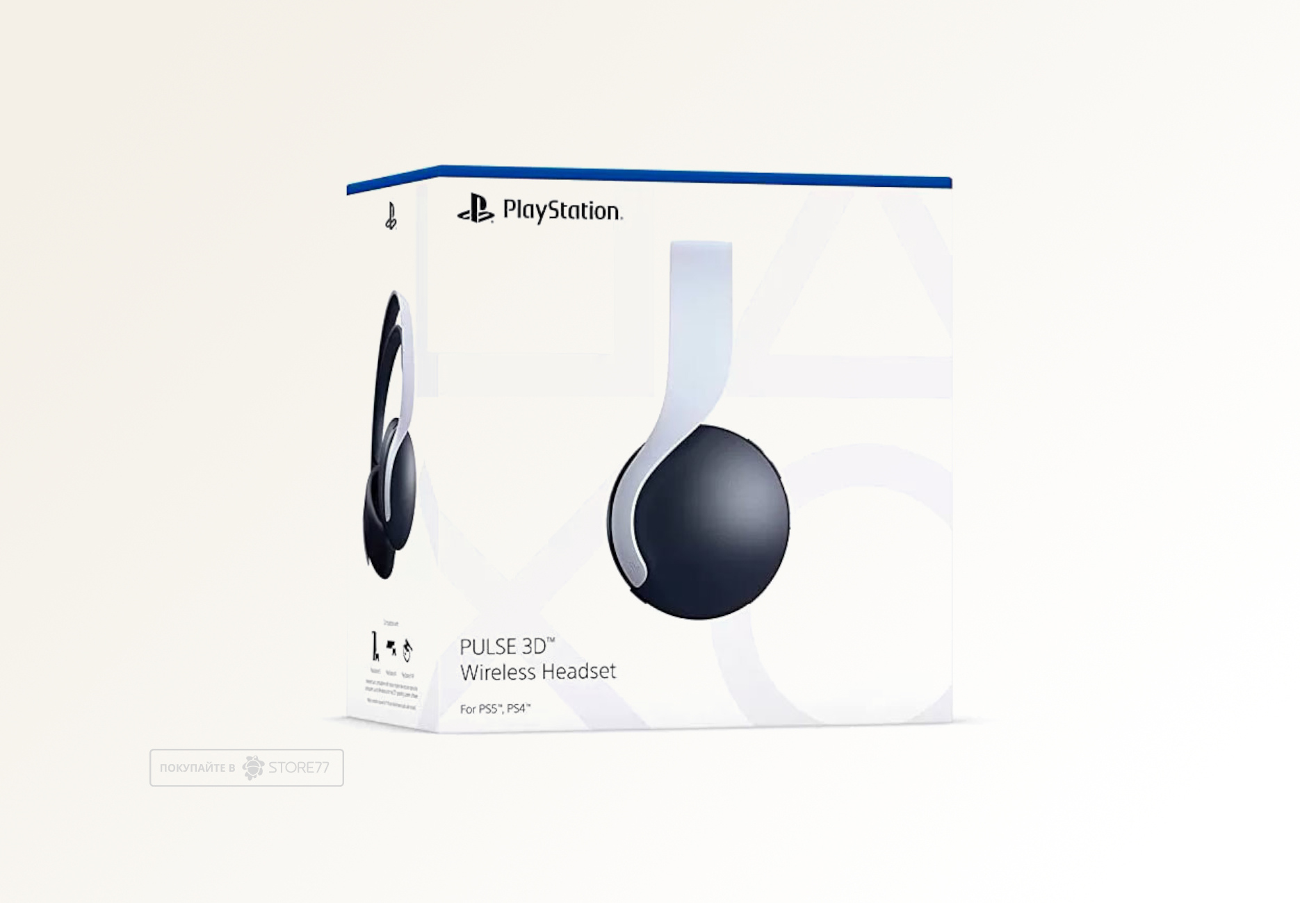 Беспроводная гарнитура Sony PULSE 3D для PlayStation 5 (PS5) (Белая)