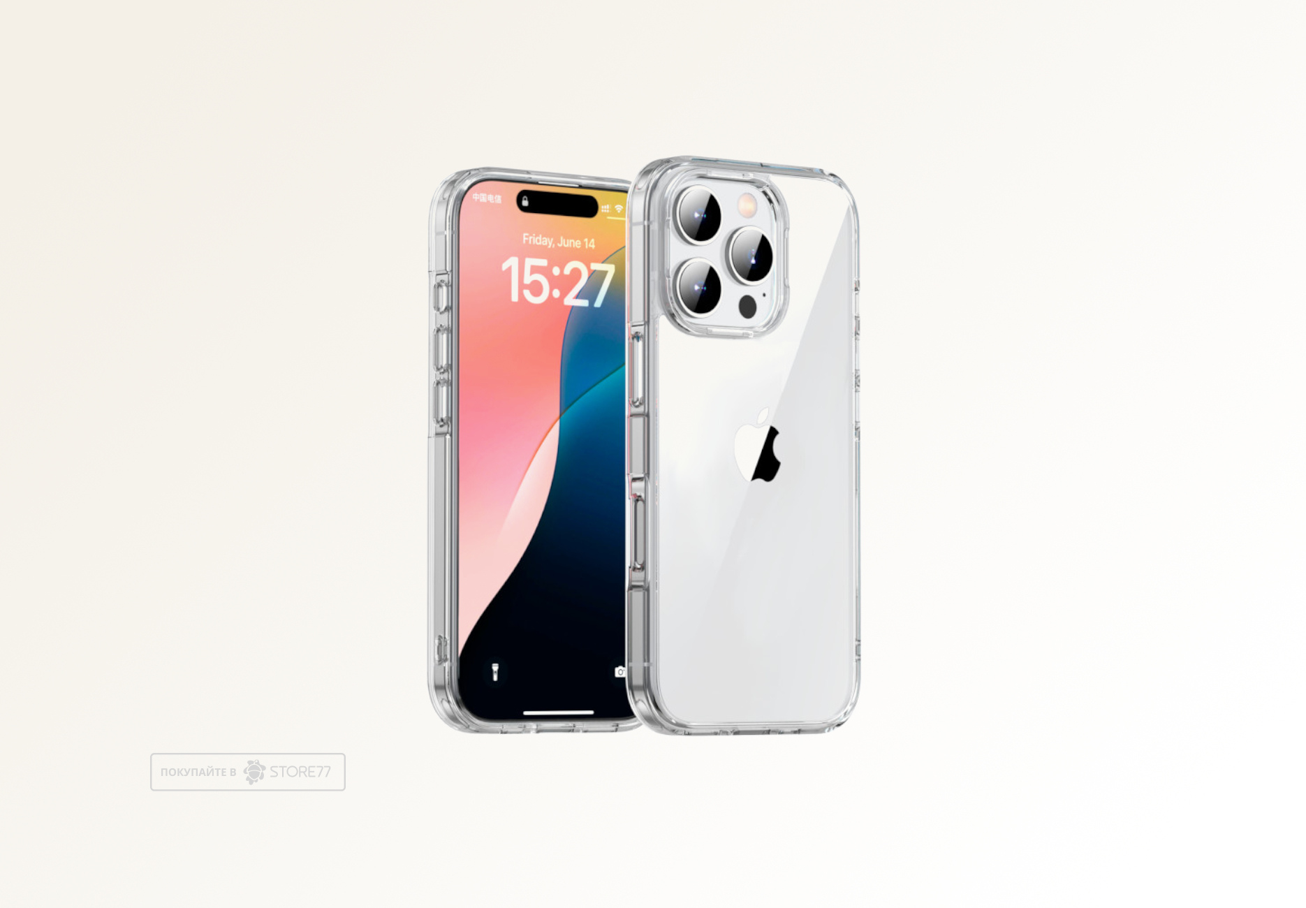 Чехол Gurdini Alba Series для iPhone 16 Pro (Прозрачный) 