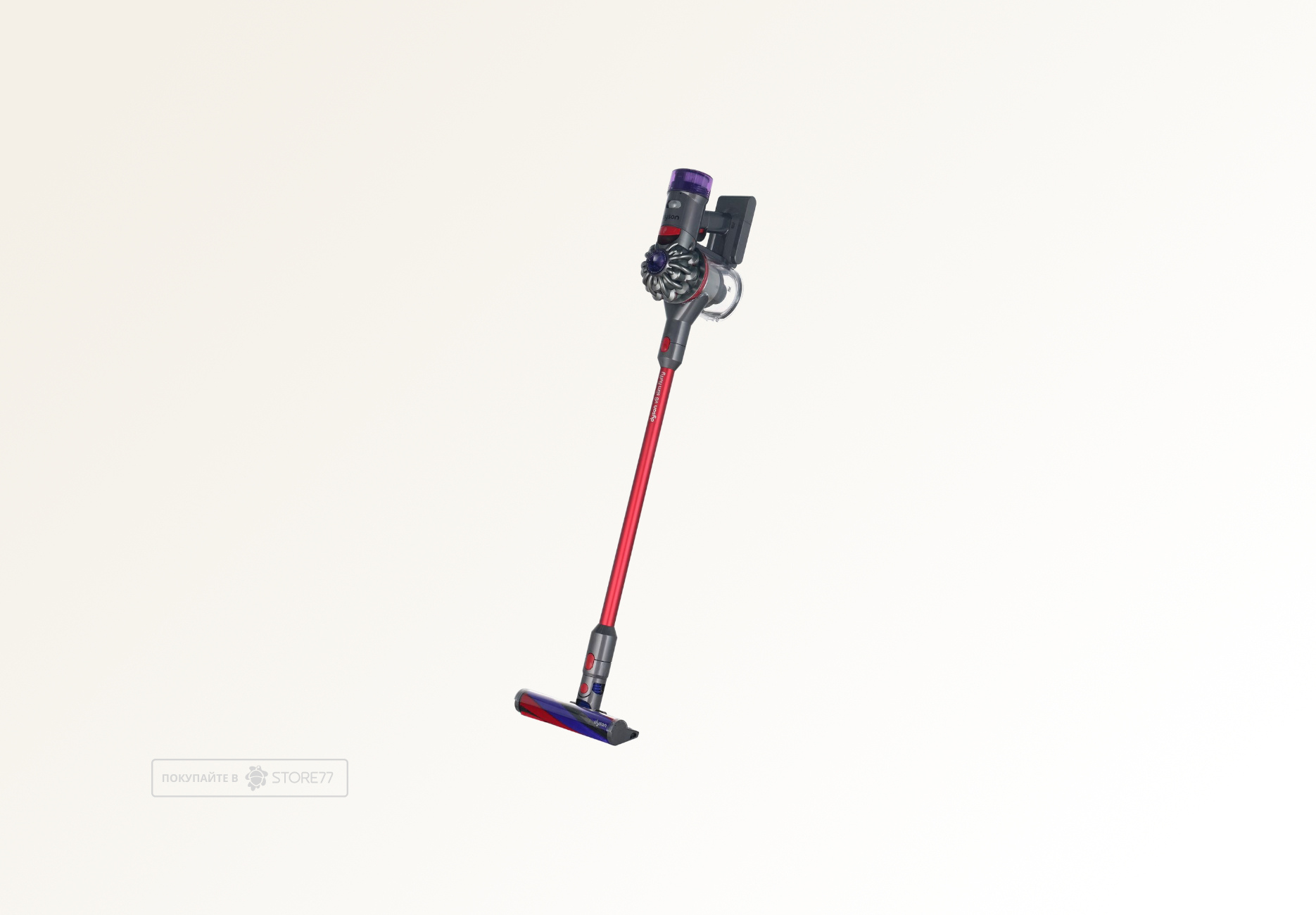 Беспроводной пылесос Dyson V8 Slim Fluffy (Красный/Никель)