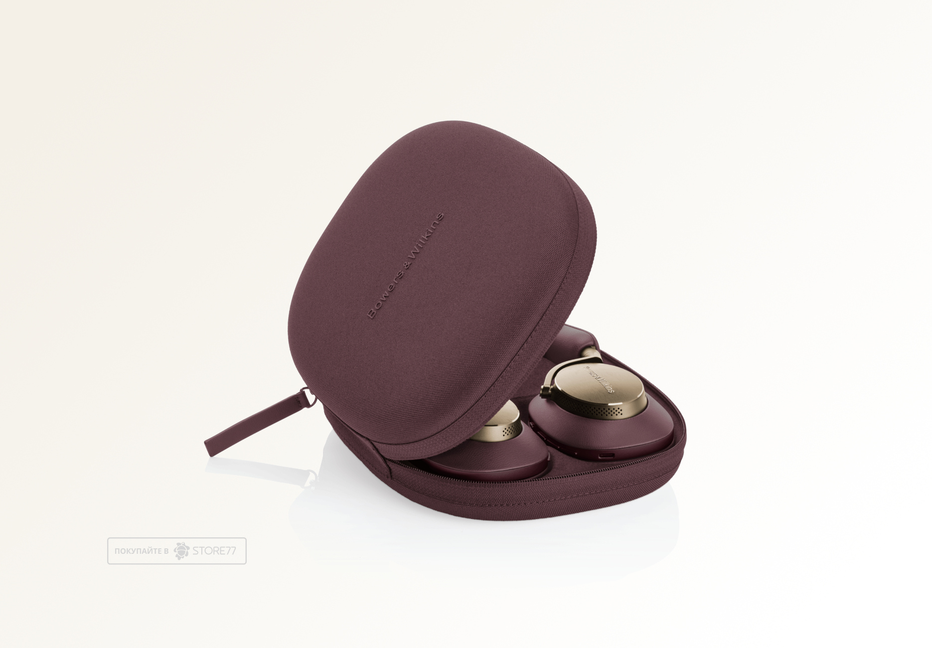 Беспроводные наушники Bowers & Wilkins Px8, цвет: королевский бургунди (Royal Burgundy)