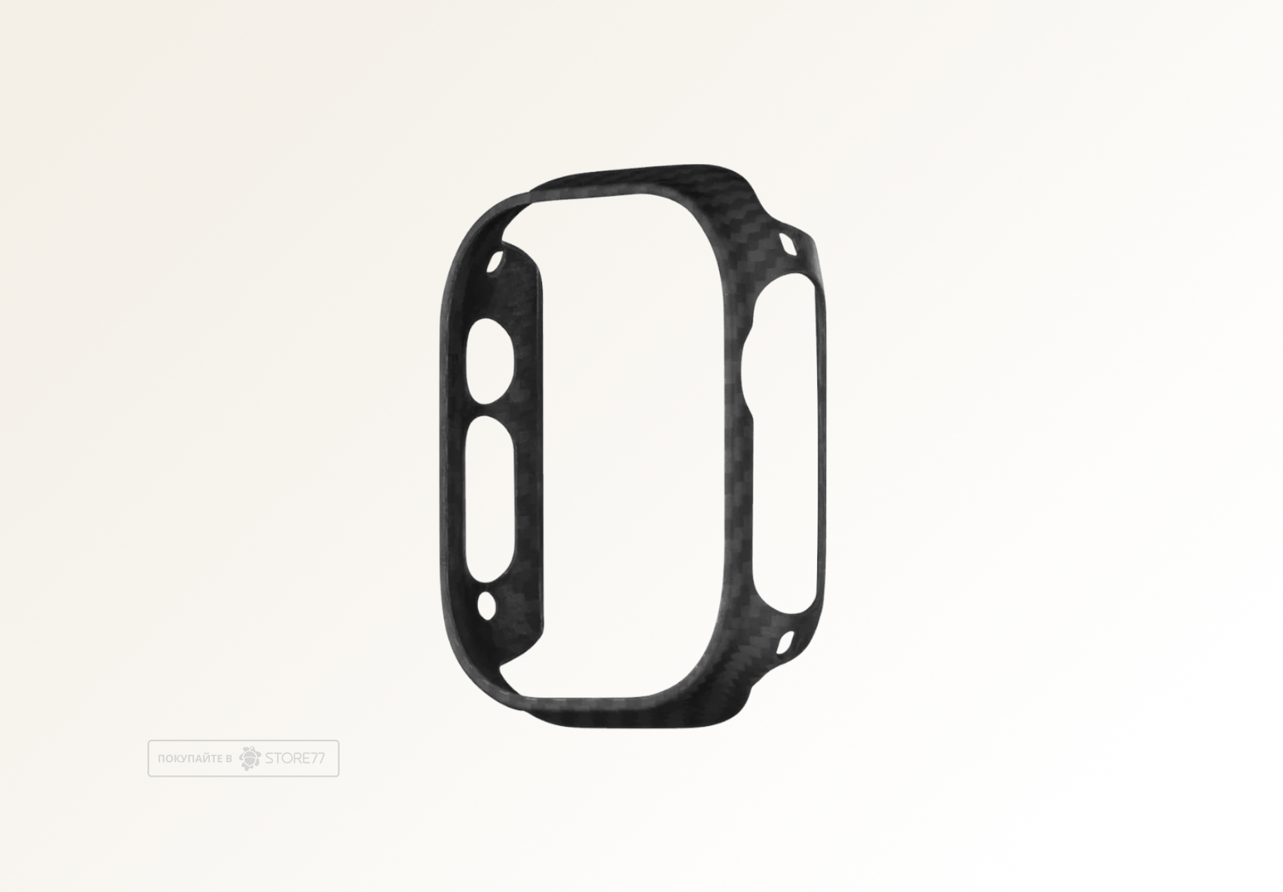 Чехол Pitaka Air Case для Apple Watch Ultra 49мм (Чёрно-серый)