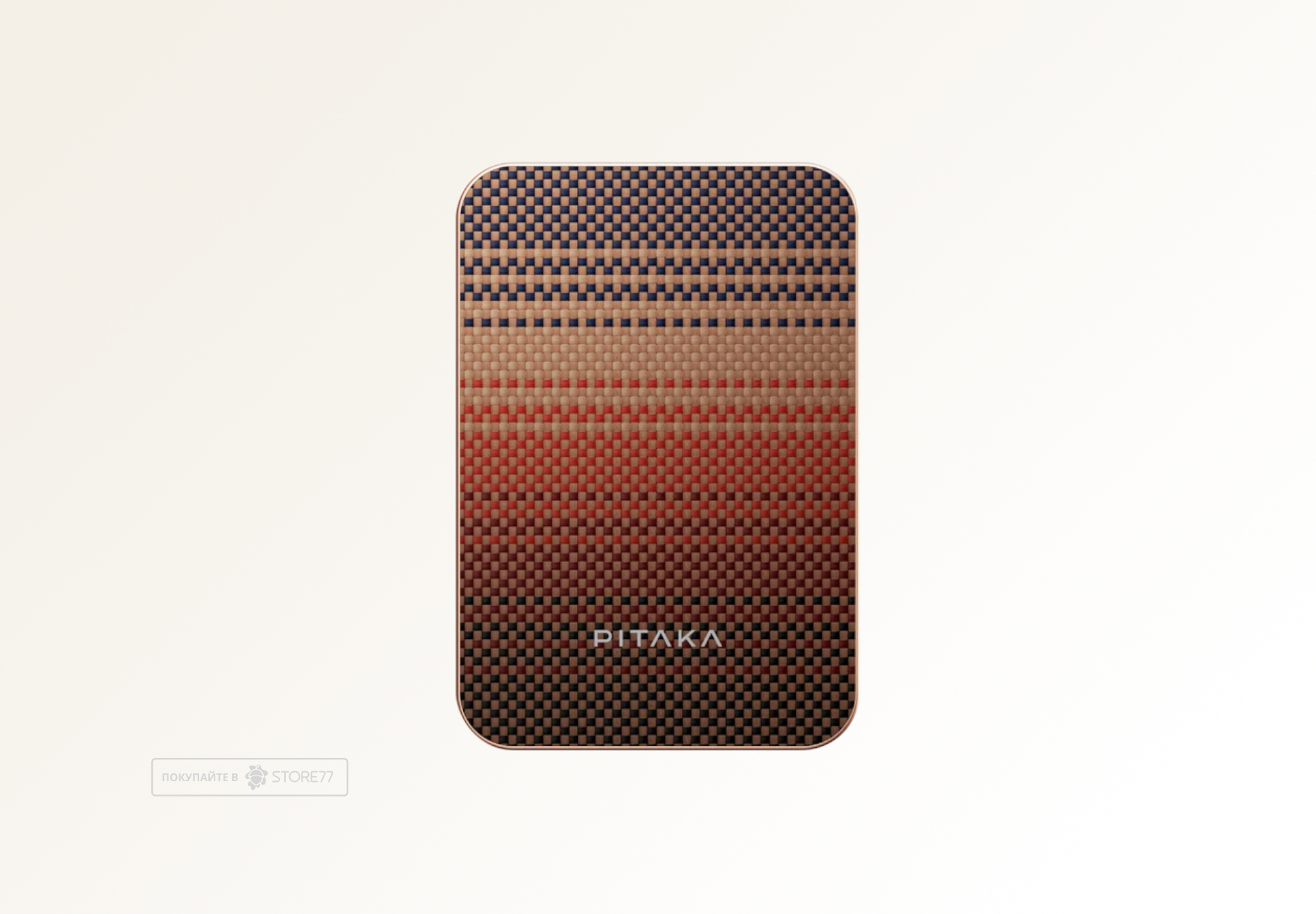 Внешний аккумулятор Pitaka Power Bank Qi2 5000 мА·ч с поддержкой MagSafe, цвет: закат (Sunset)
