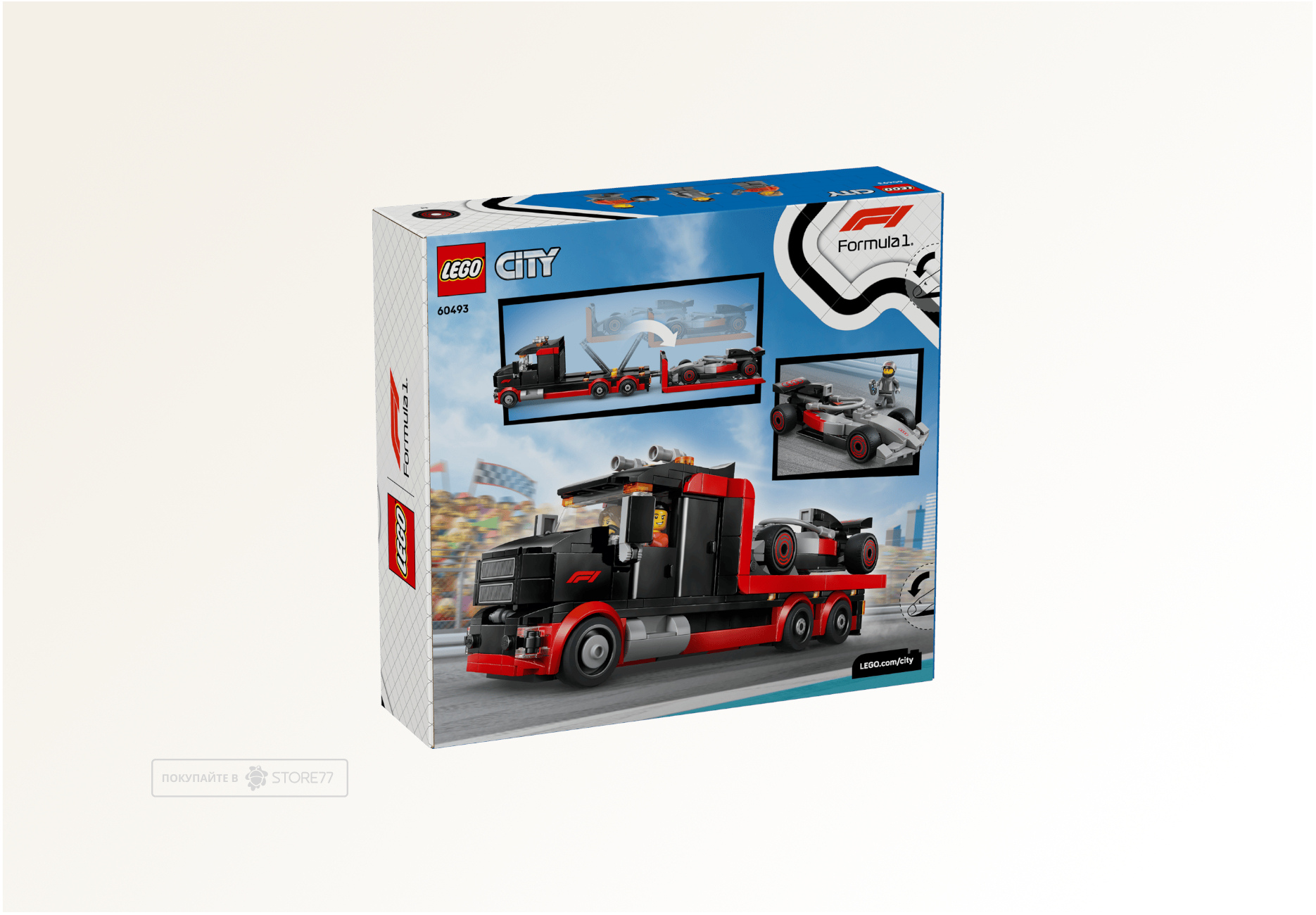 Конструктор LEGO City 60493 Грузовик F1 с Audi