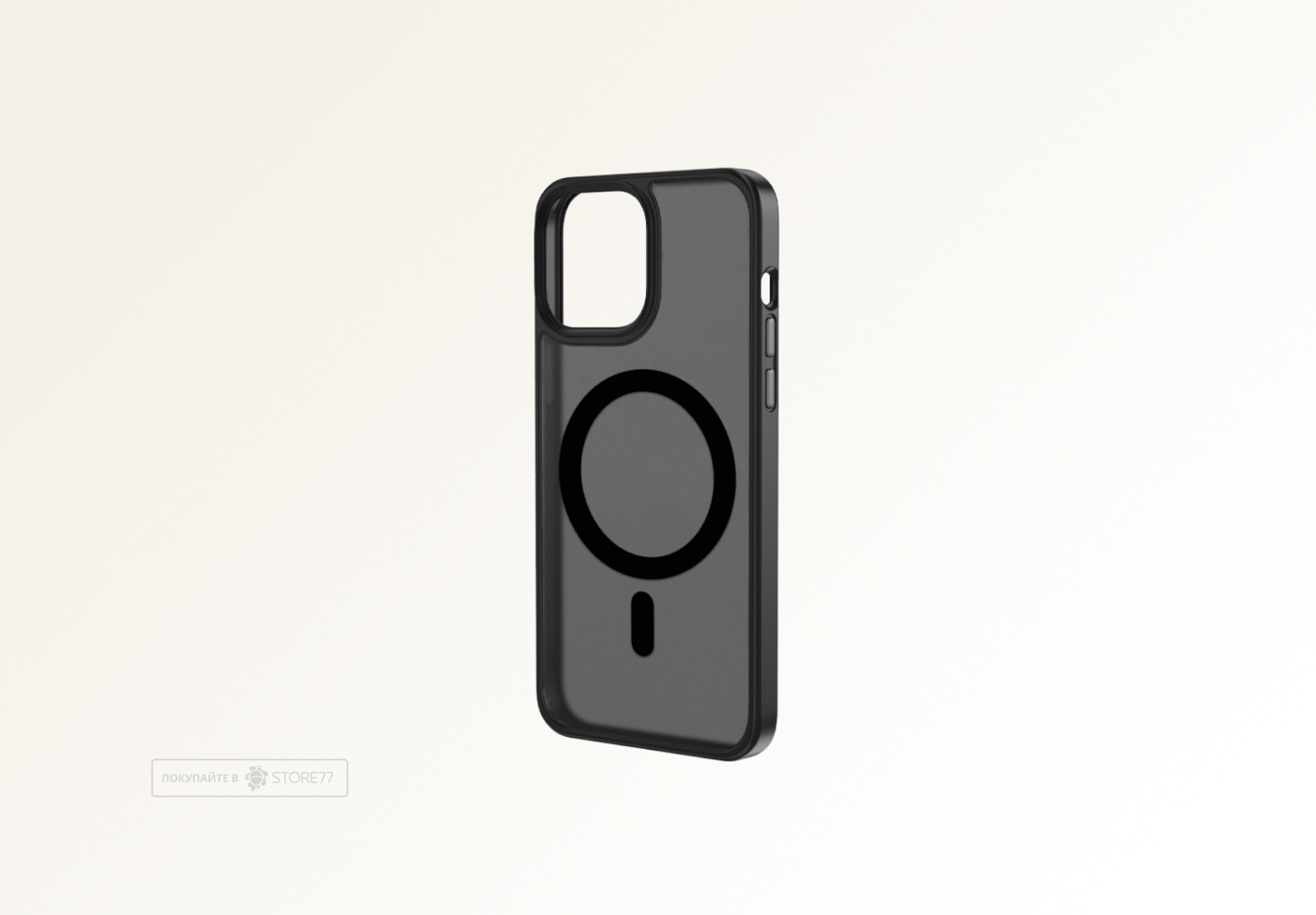 Чехол Gurdini Shockproof для iPhone 14/13 противоударный с поддержкой MagSafe (Черный)